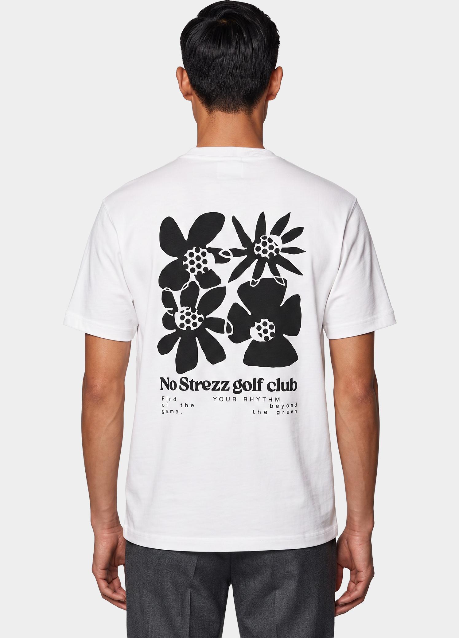 Dstrezzed T-shirt heren Wit Lasse Artwork Tee 203554/100