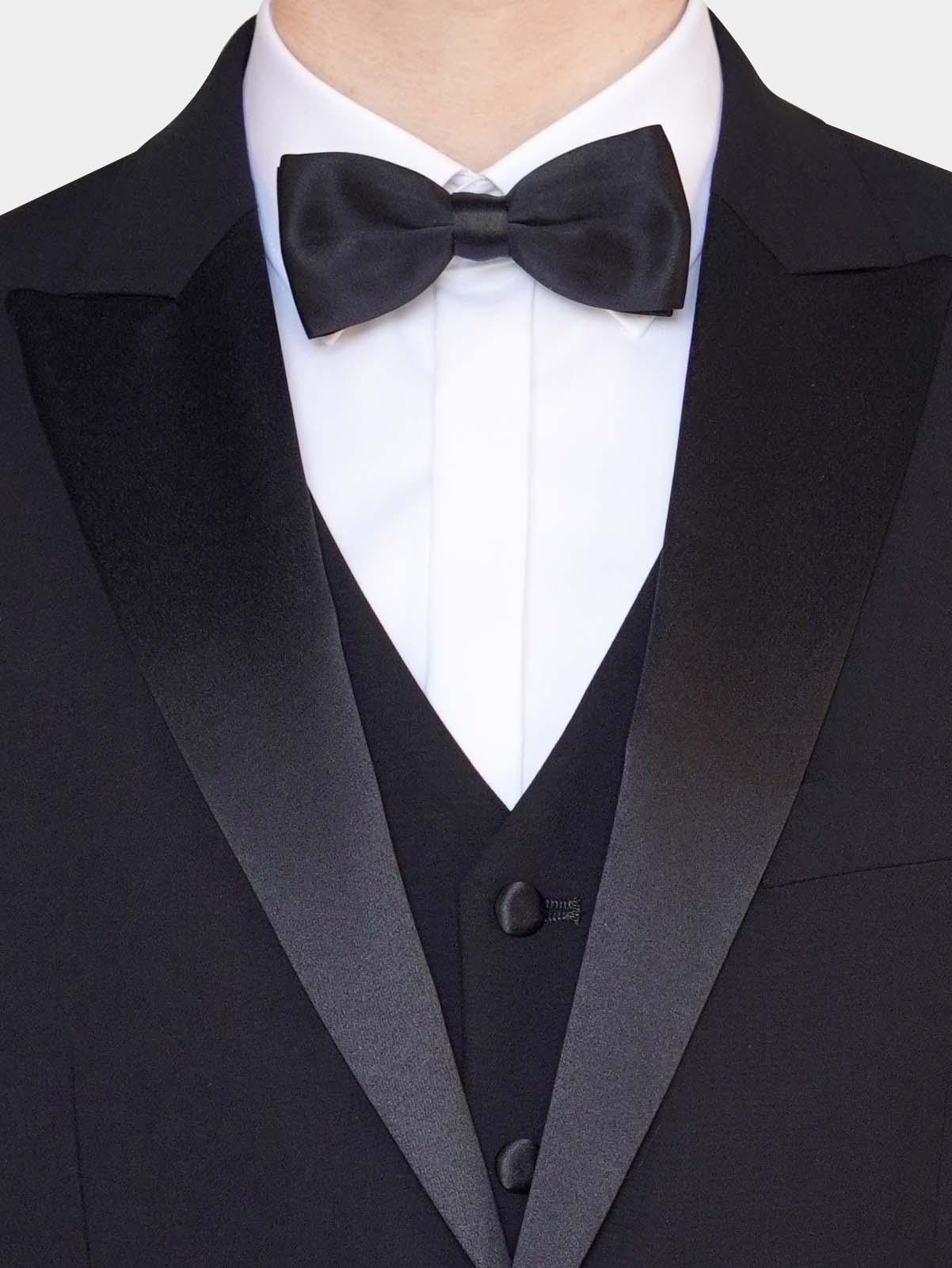 Ziltt Smoking Zwart 3-delig DINNER SUITS NYG-H62339/Black plain