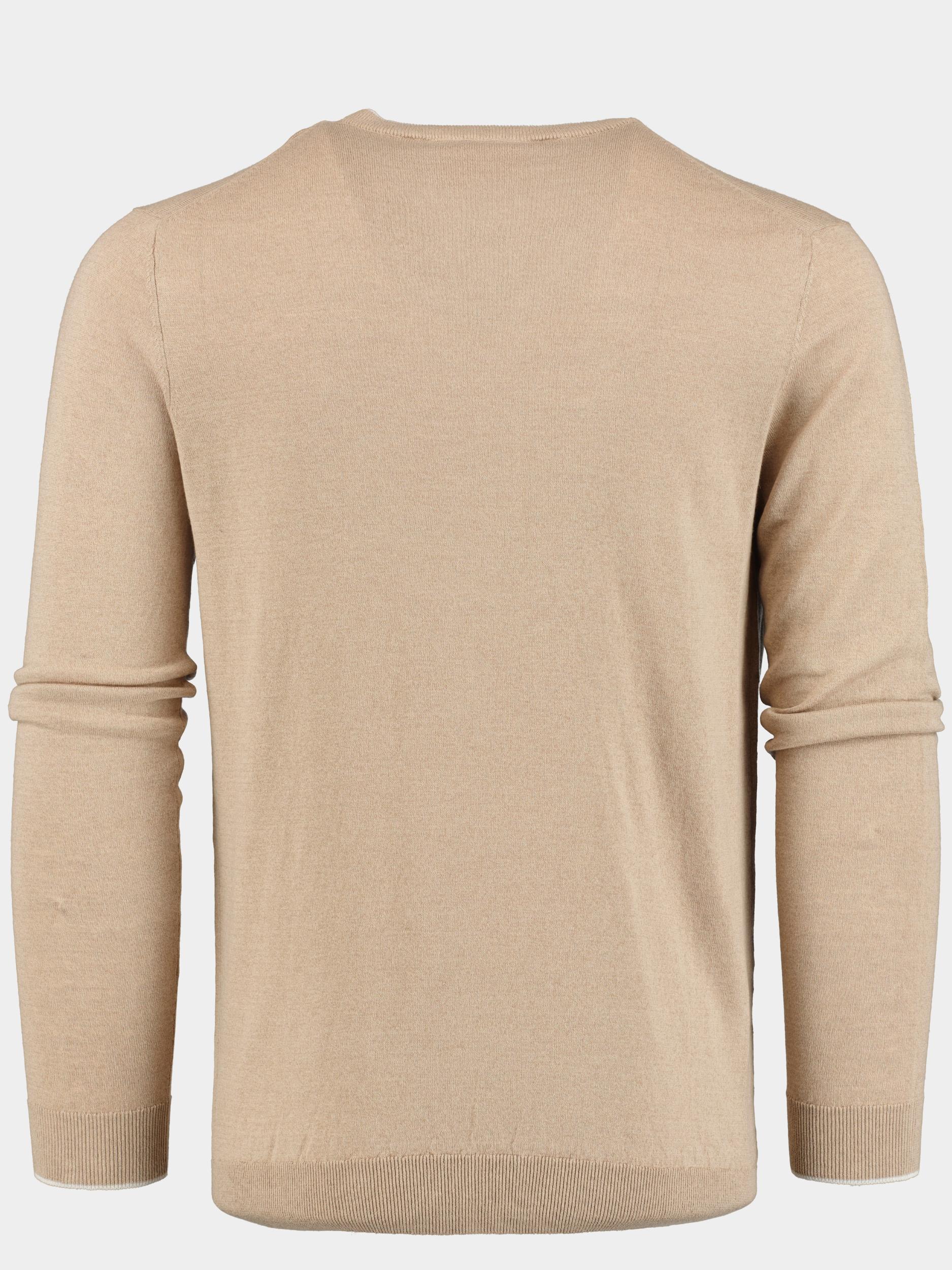 Born With Appetite Pullover Beige JOHAN r-neck pullover flat kni 24105JO11/820 sand