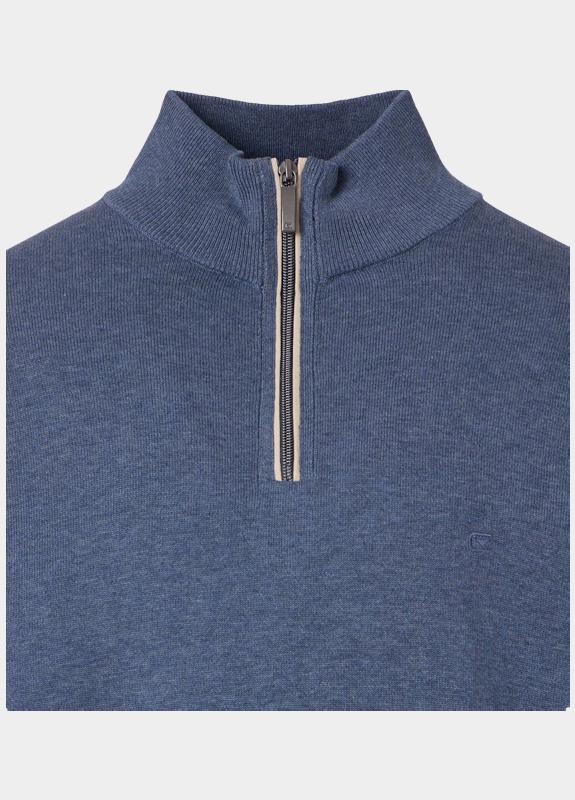 Casamoda Vest Blauw Stricktroyer NOS 004410/132