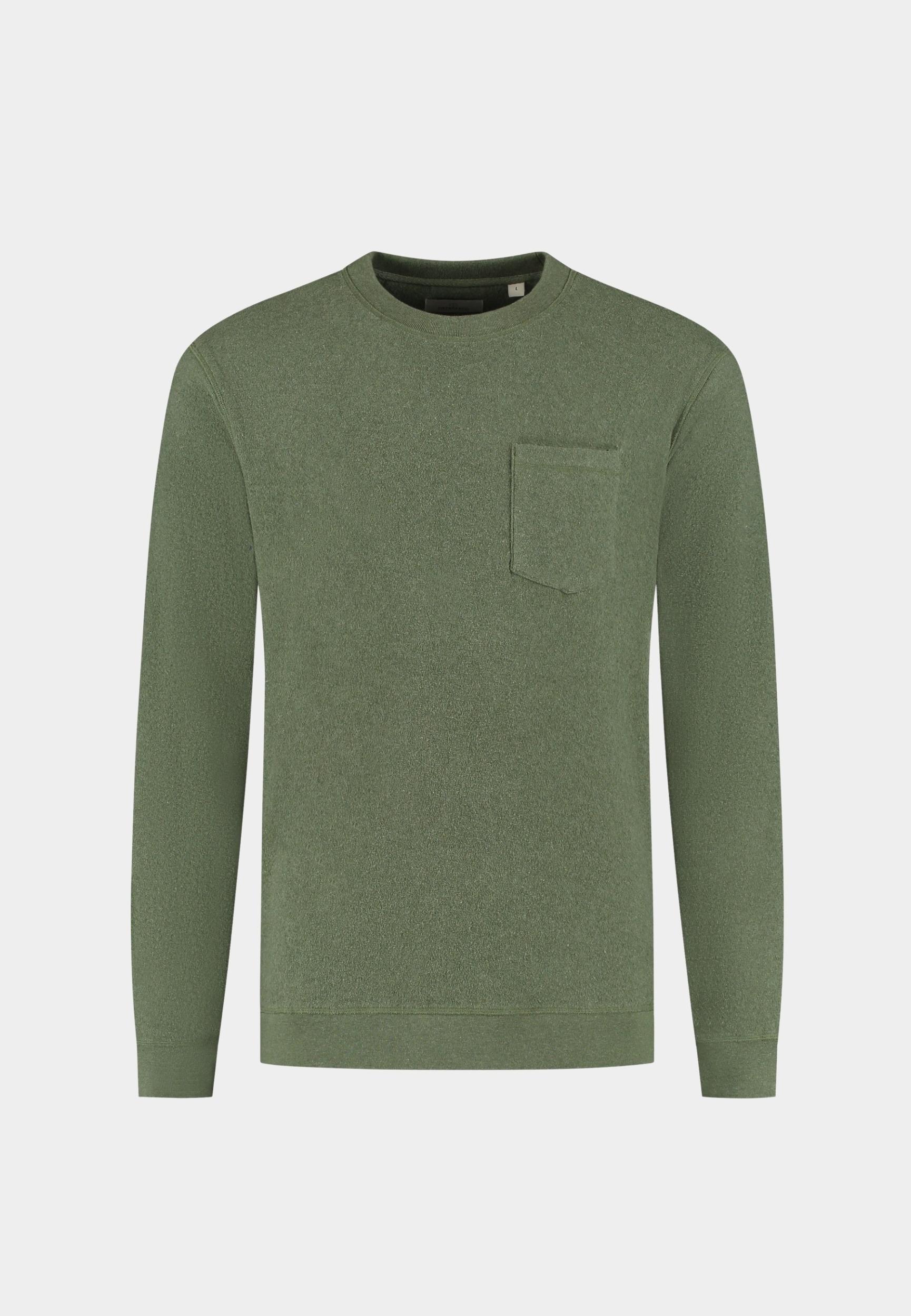 Dstrezzed Pullover Groen DS_Damien Crewneck 211750/544