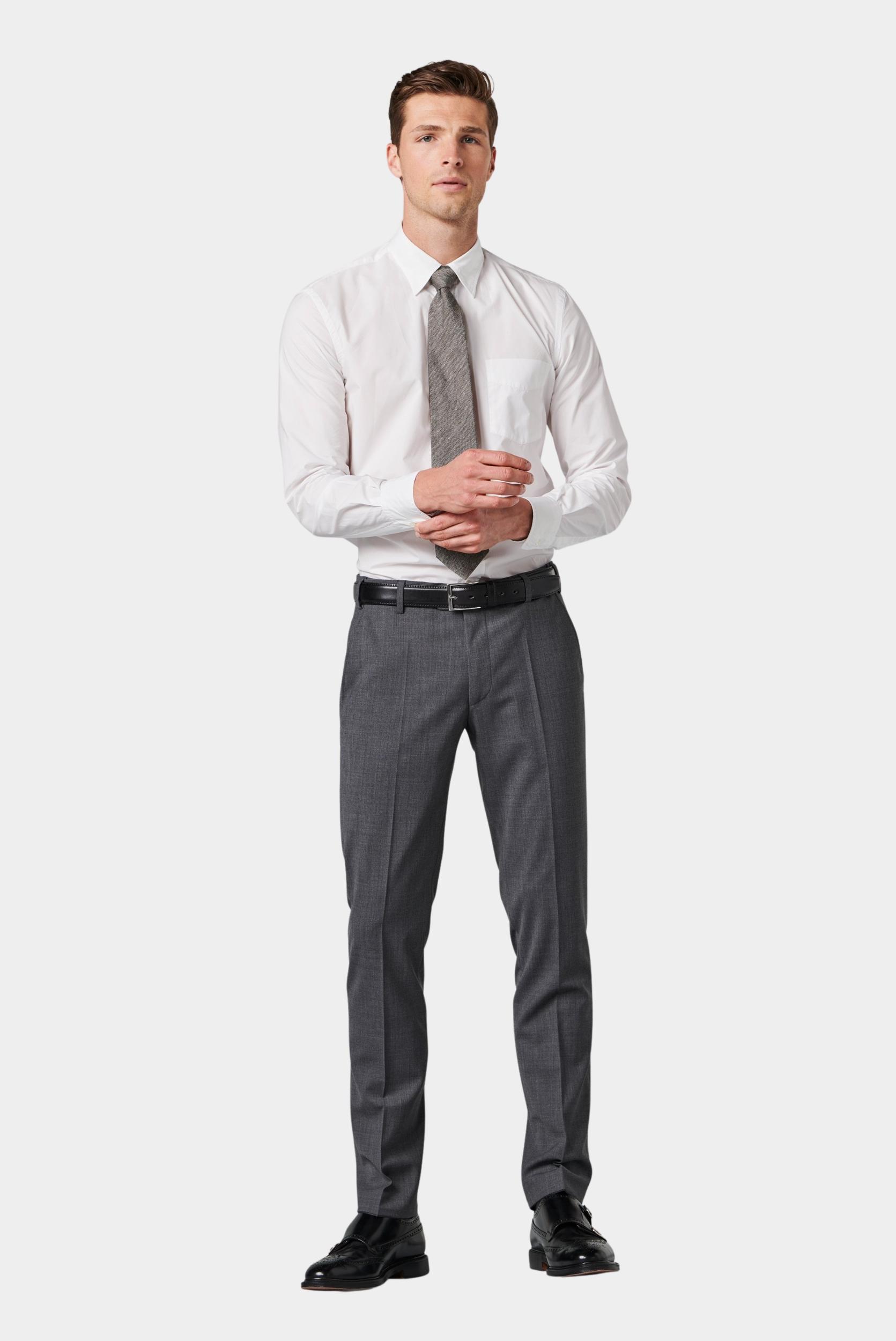 Meyer Wollen Pantalon Grijs Oslo Art.9-344 2230934400/07