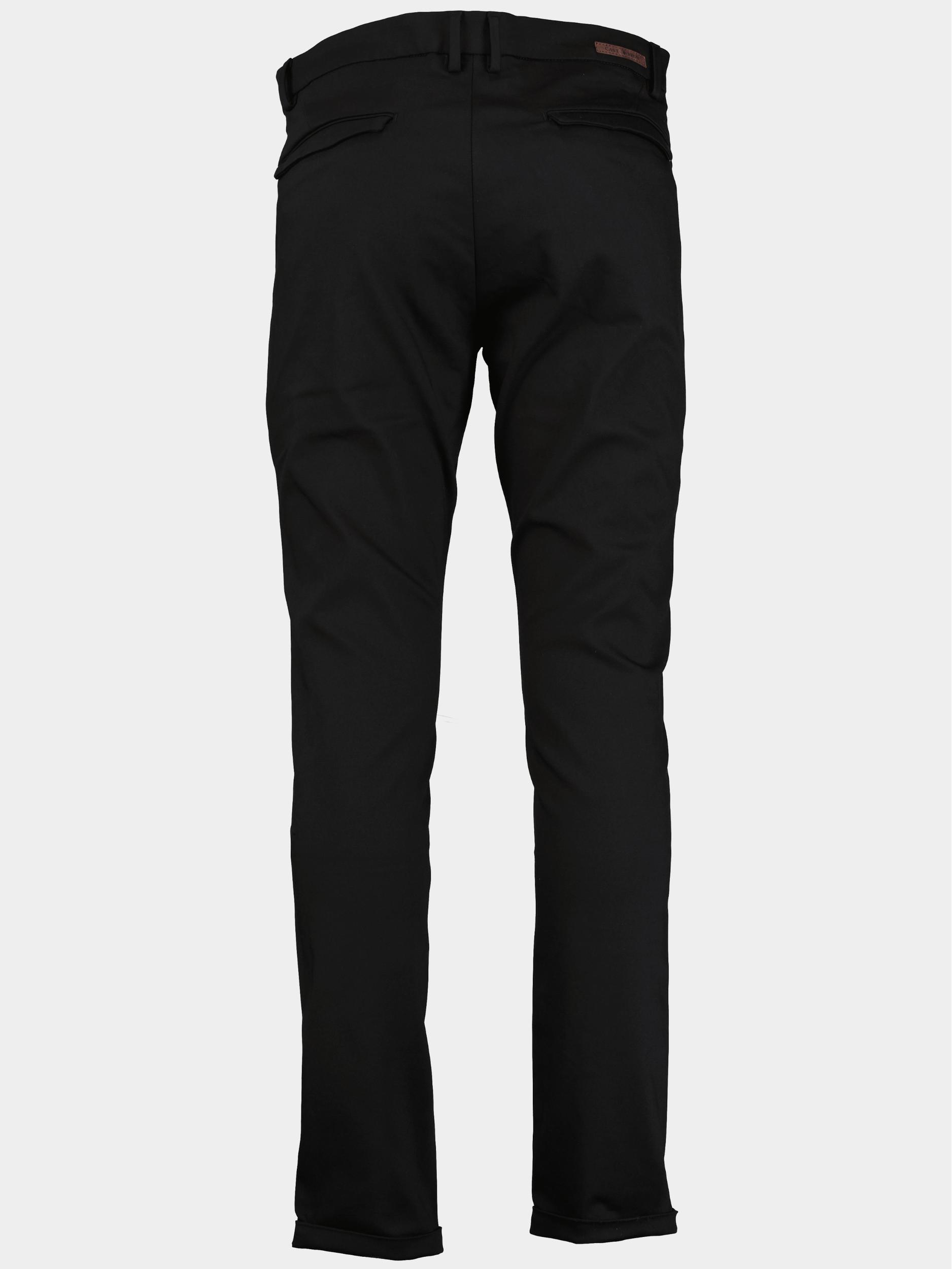 Cast Iron Katoenen Broek Zwart RISER CHINO RISER STRETCH CTR2308600/999
