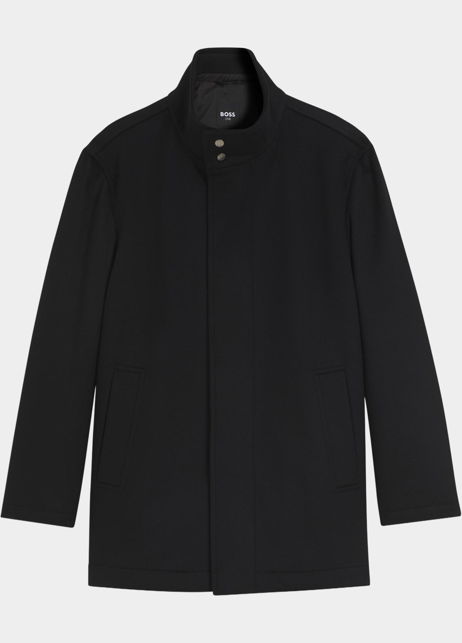 BOSS Black Wollen Jas Zwart H-Coxtan-Bib-264 10273687 01 50571529/001