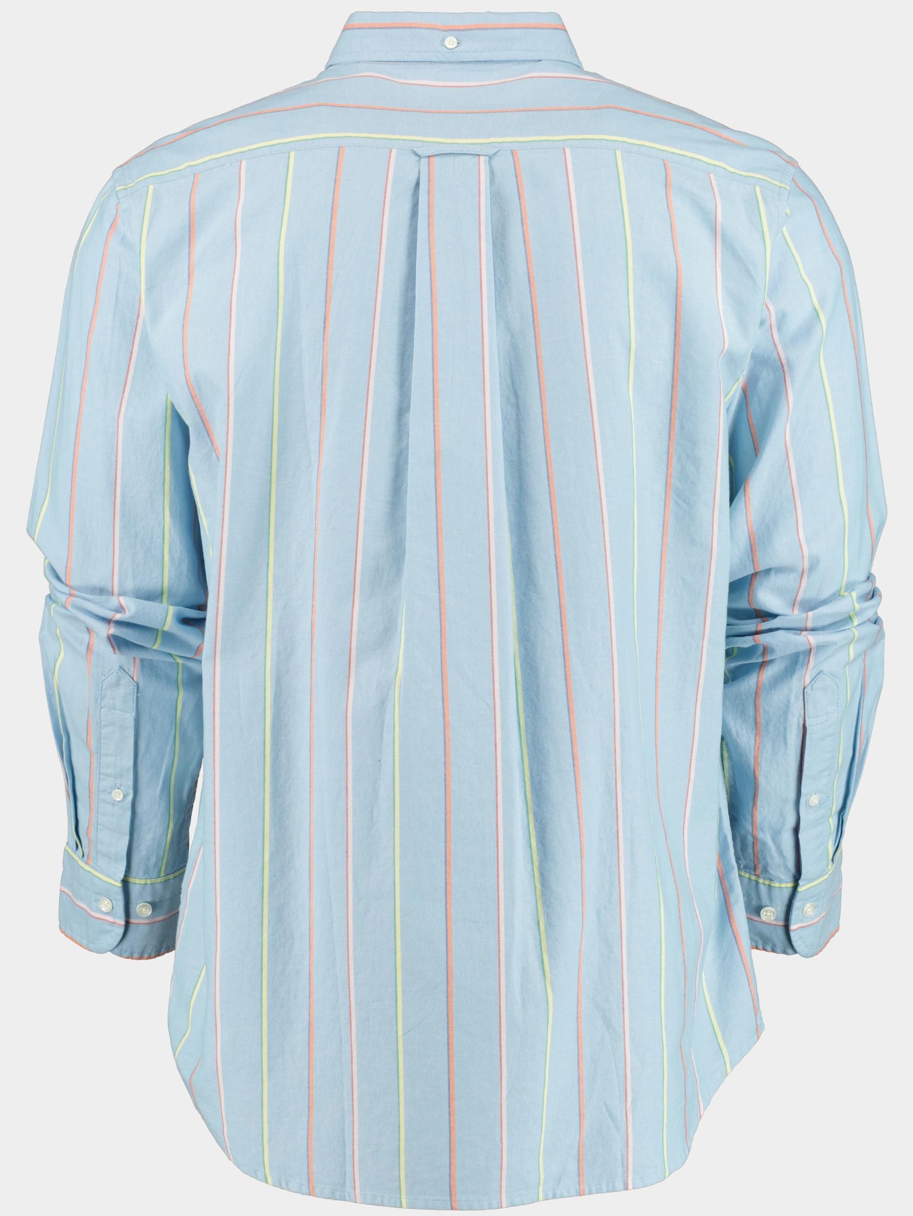 Gant Casual hemd lange mouw Blauw Reg UT Archive Oxford Stripe S 3230040/468