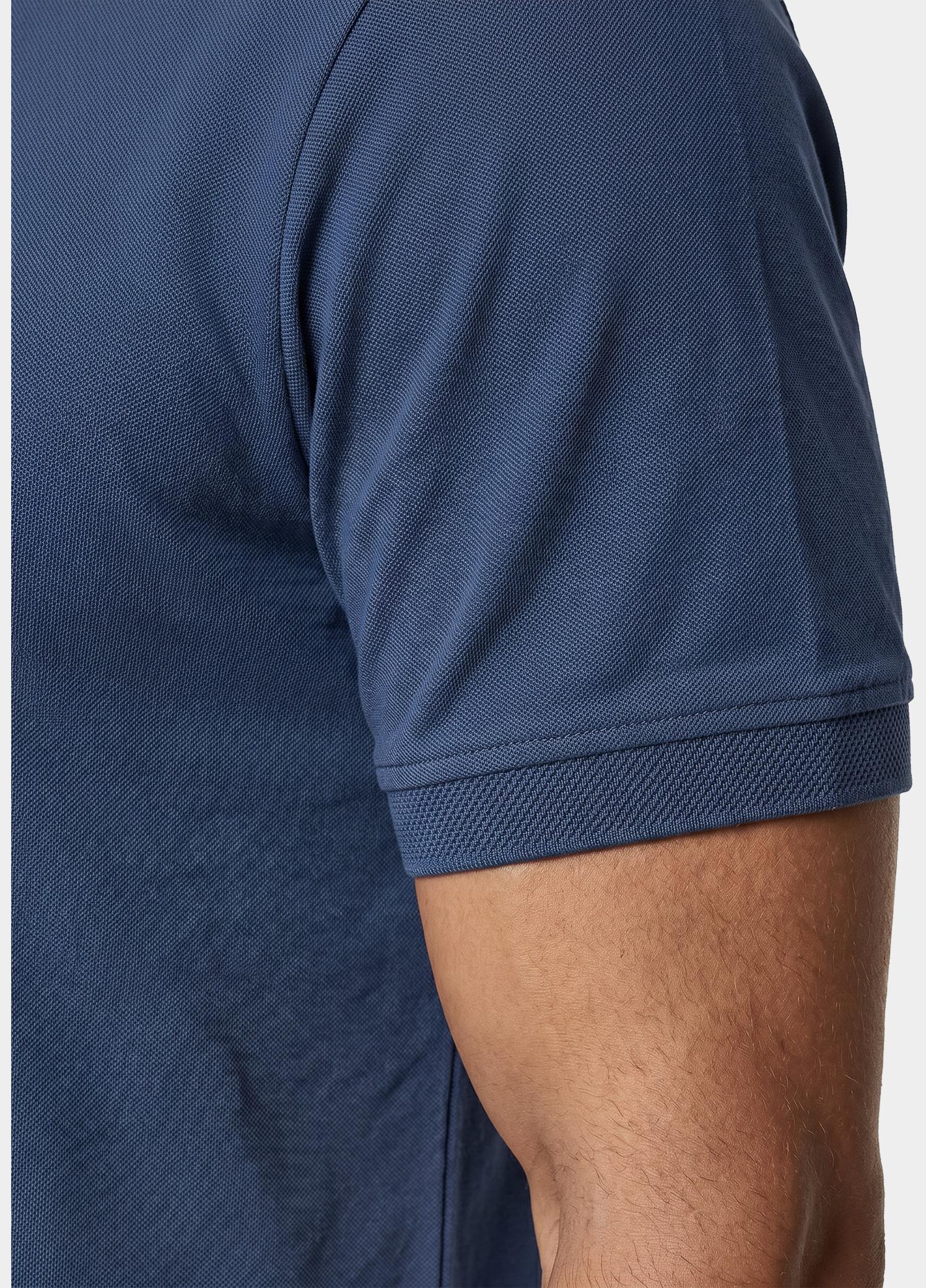 Scotland Blue Polo heren Blauw Boris Polo SPE25108BO40SB/268 jeans blue