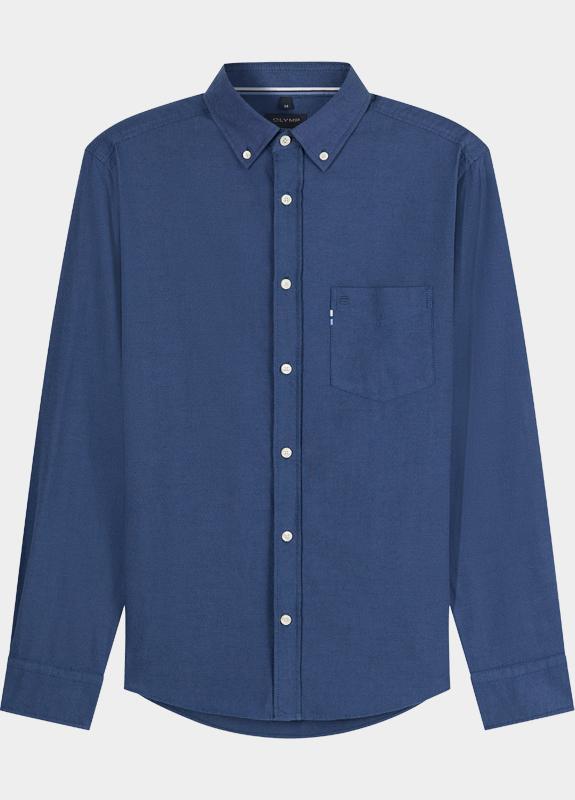 Olymp Overhemd heren Blauw Casual 406474/18
