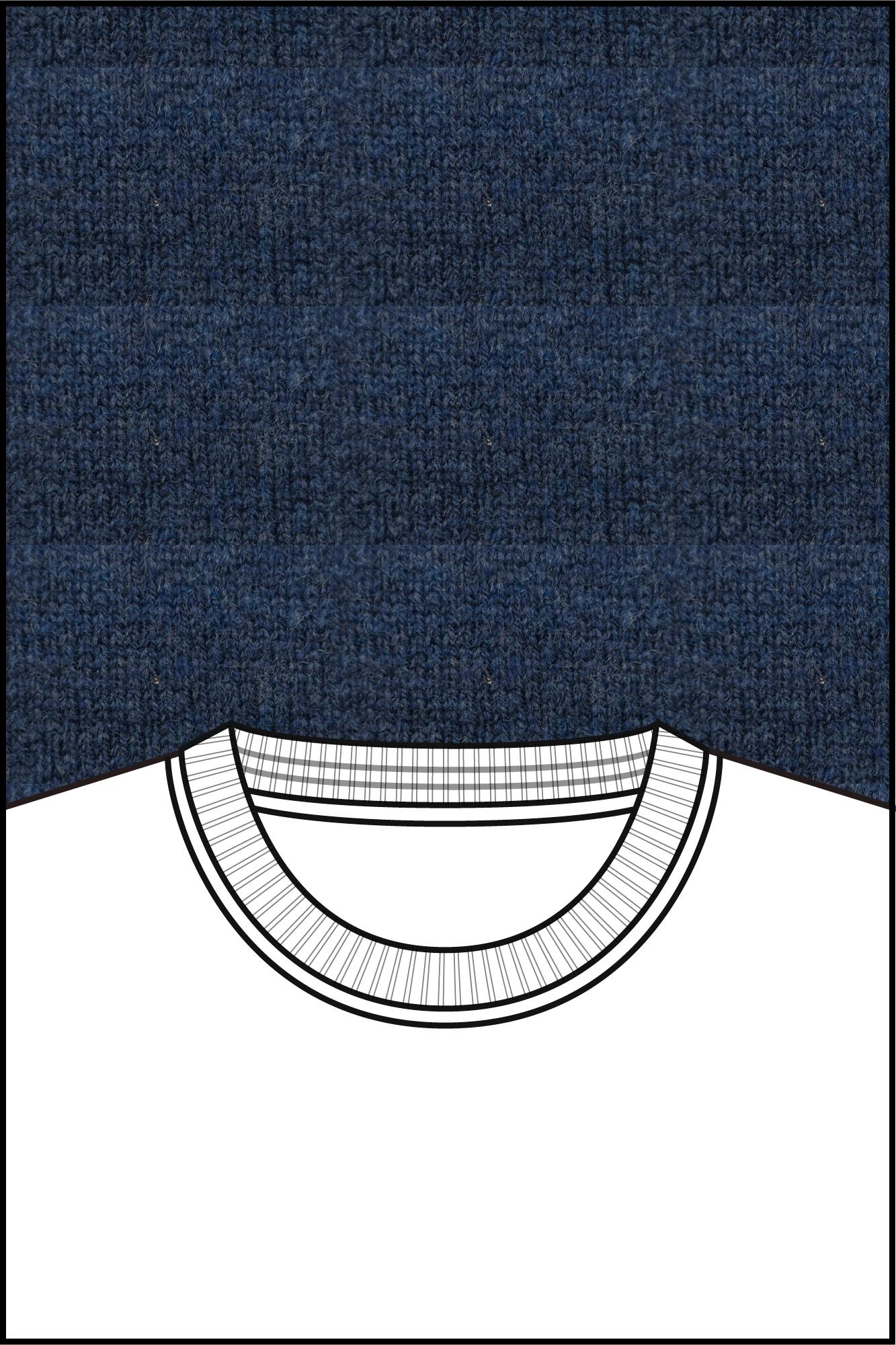 Baileys Pullover Blauw Crew Neck Pullover  12gg sing 520072/675