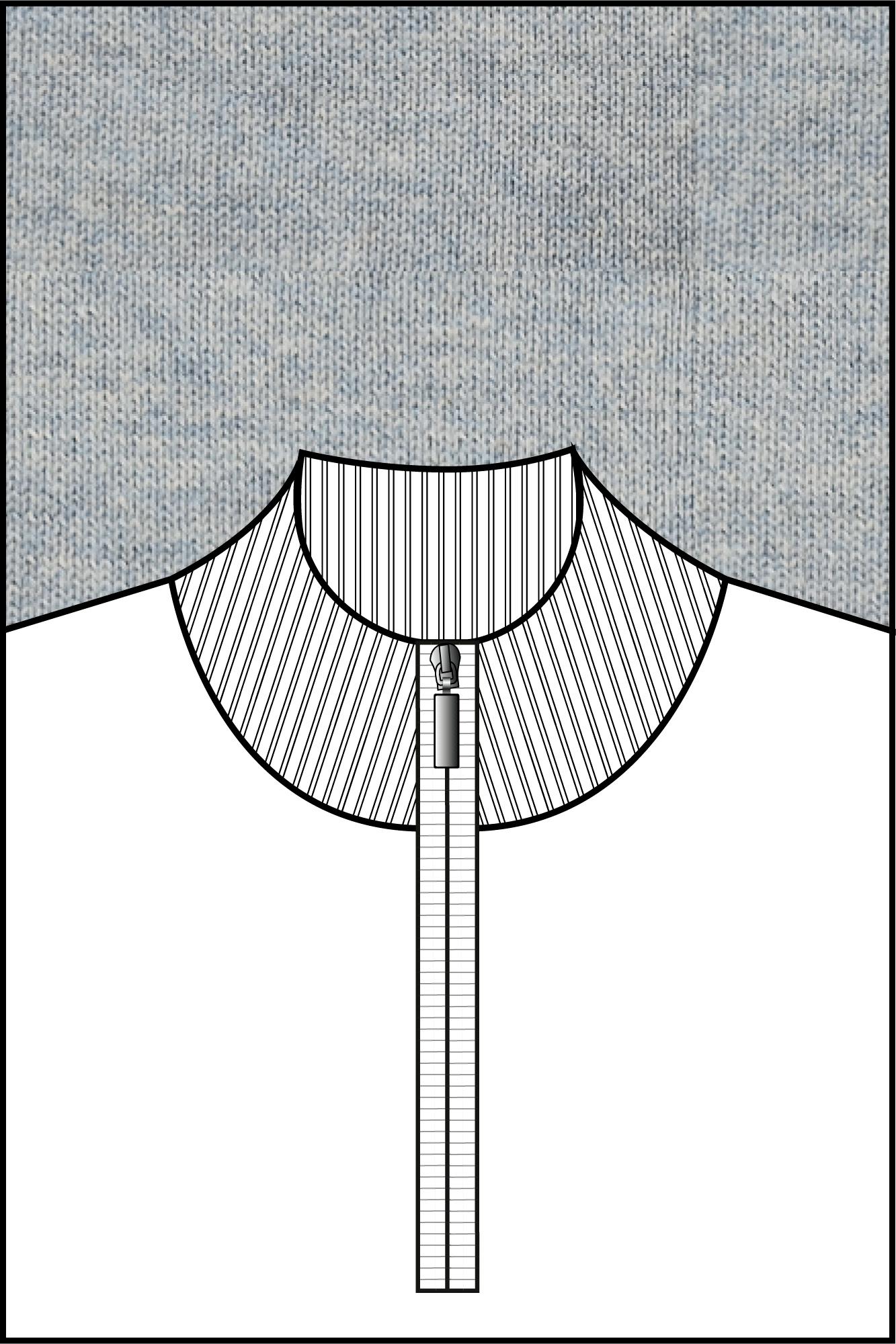 Baileys Half Zip Blauw Pullover 1/2 zip  Pima Cotton 528400/615