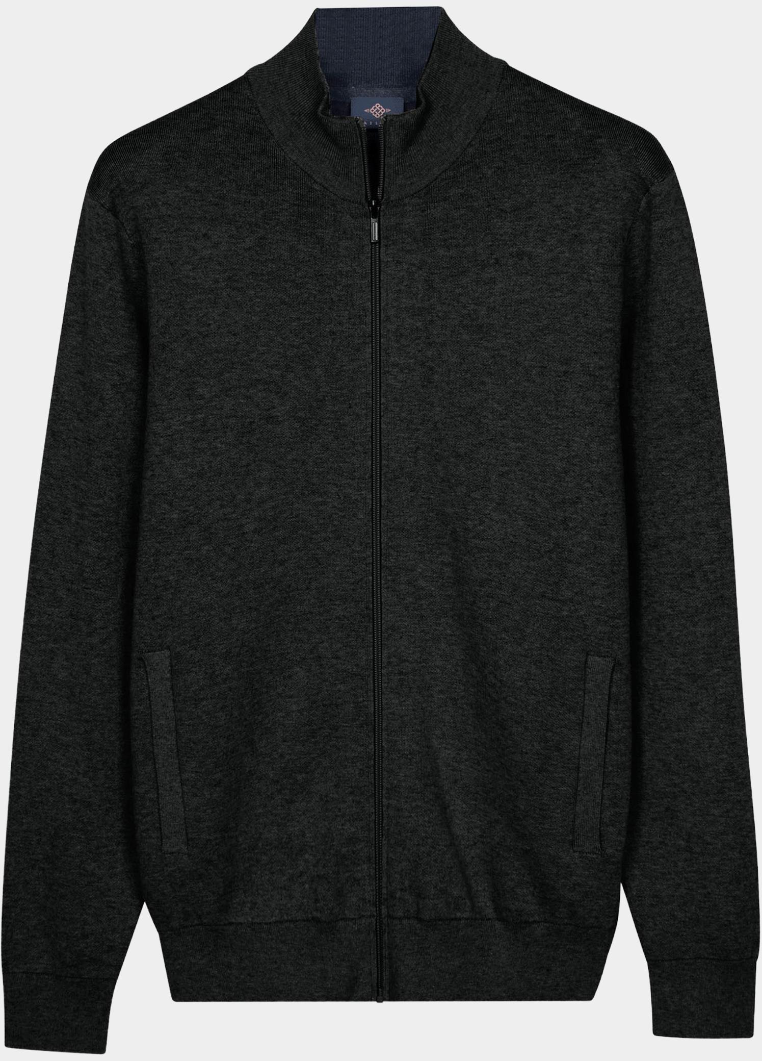 Baileys Vest heren Blauw Cardigan Zip  14gg 622099/965