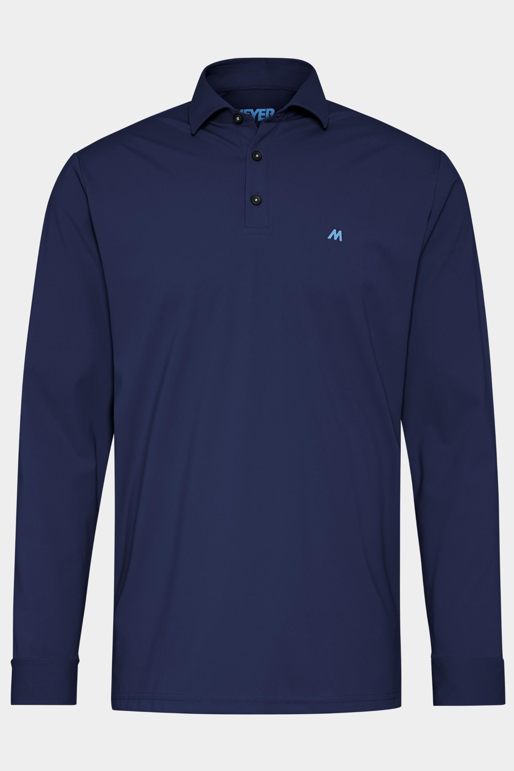 Meyer Polo lange mouw Blauw BRYSON Art.9-9007 9529900700/18