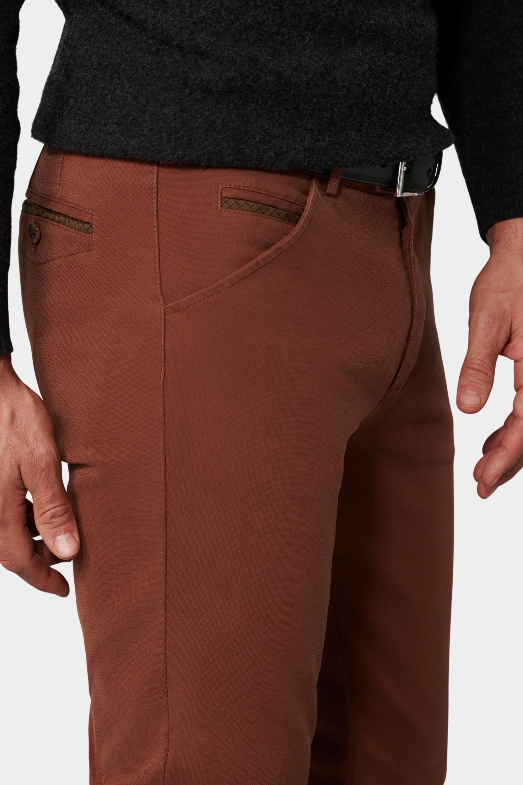 Meyer Katoenen Broek Bruin CHICAGO Art.2-5605 3322560500/48