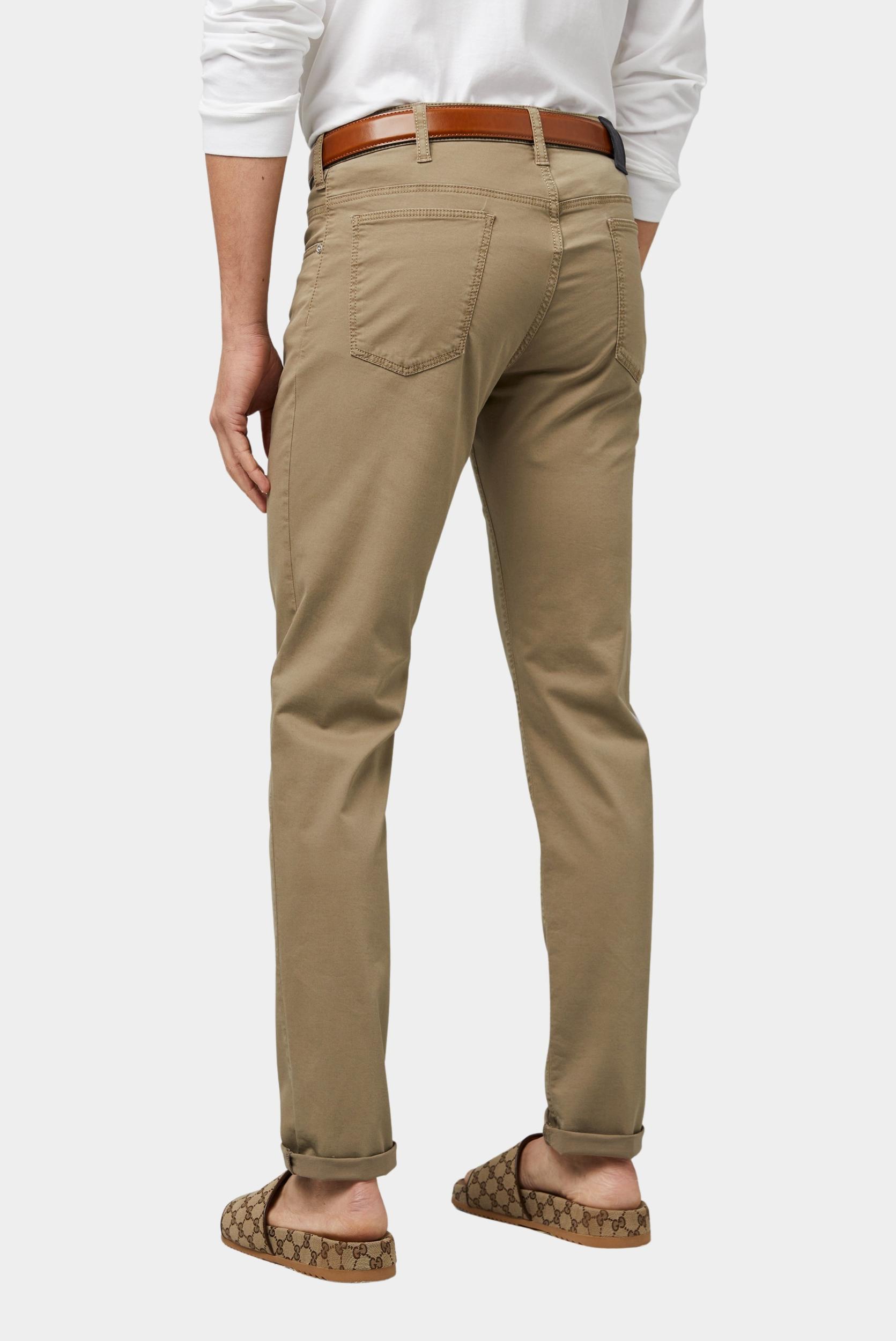 Meyer Katoenen Broek Bruin SLIM Art.9-6172 3619617200/35