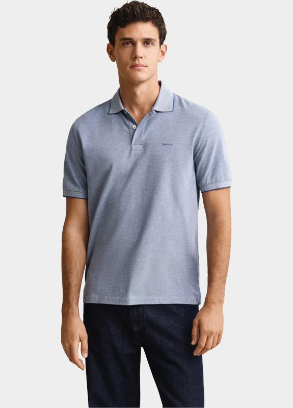 Gant Polo heren Blauw Poloshirt in twee kleuren 2014102/442