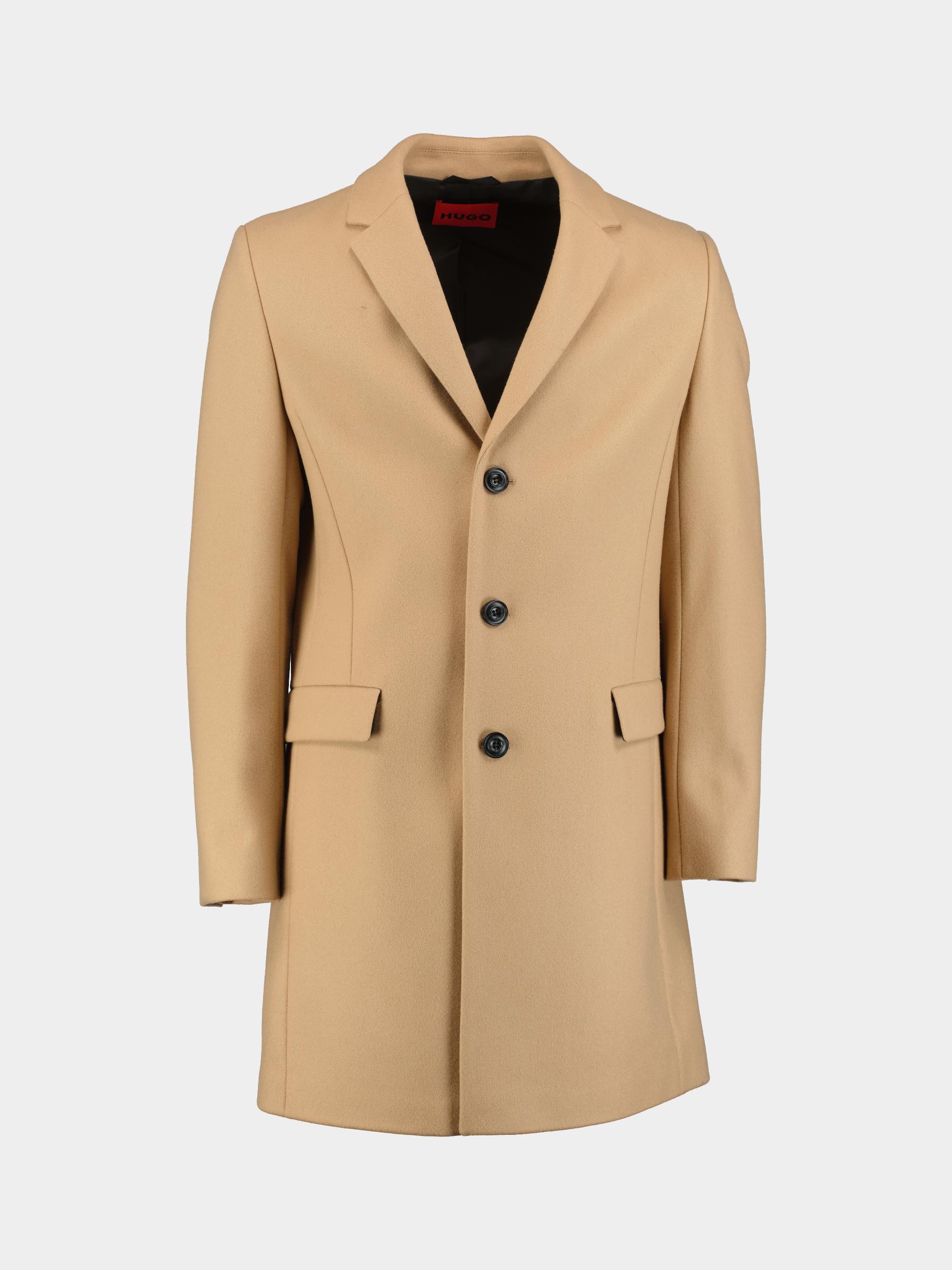HUGO Red Wollen Jas Beige Migor2541 10266240 01 50546528/266