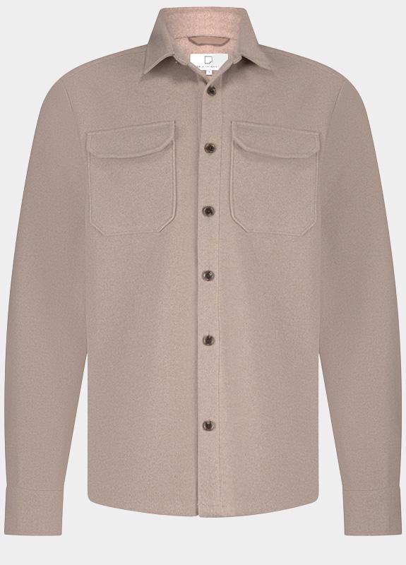 Born With Appetite Overshirt Beige Reggie Shirtjacket BWA25314RE04/820 sand