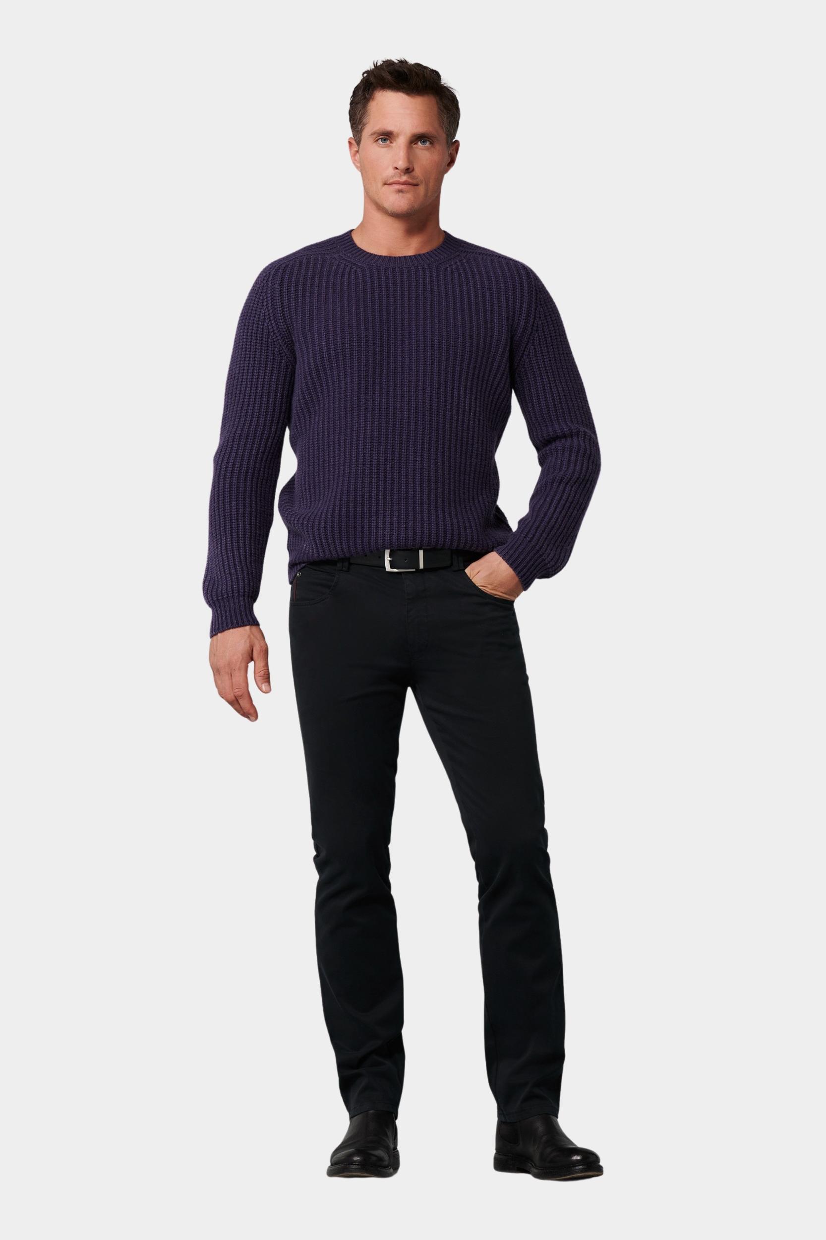 Meyer Katoenen Broek Zwart DIEGO Art.9-3000 3069300000/09