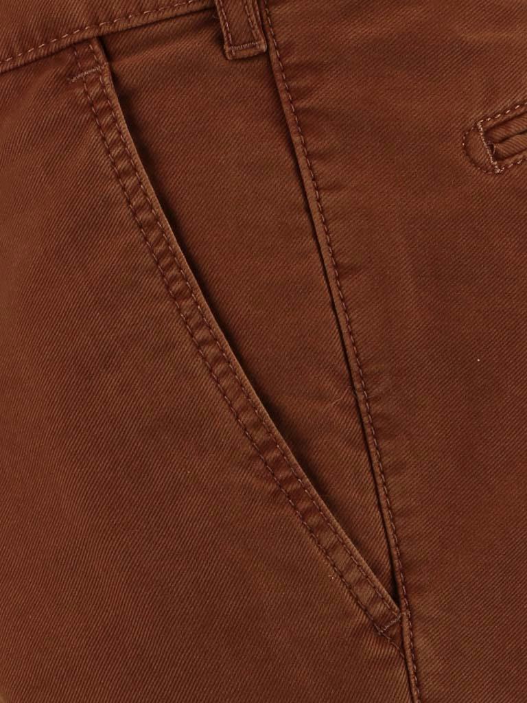 Meyer Katoenen Broek Bruin Chino rio cognac modern fit 3242757490/48