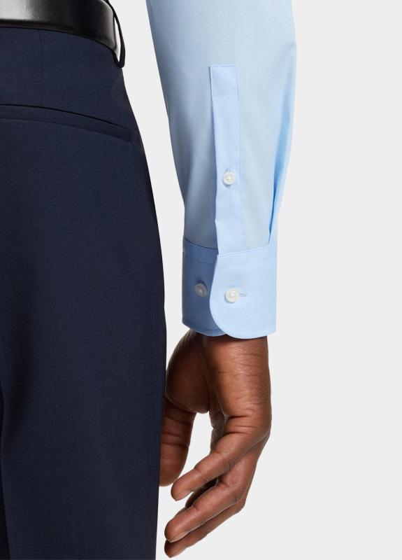 BOSS Black Business hemd lange mouw Blauw H-HANK-kent-C1-214 10219212 0 50469345/452