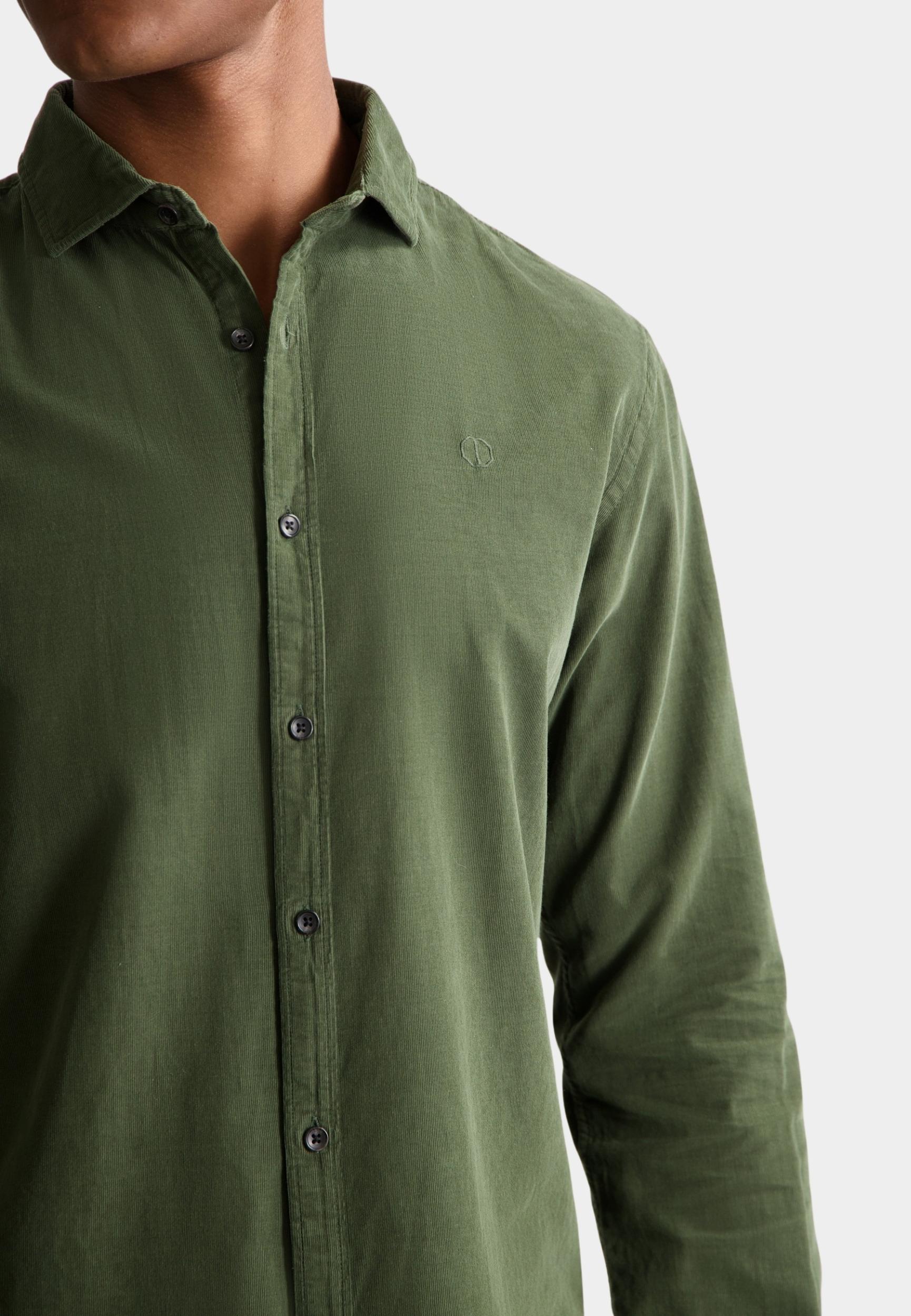 Dstrezzed Casual hemd lange mouw Groen Roald Shirt 303768-AW24/524
