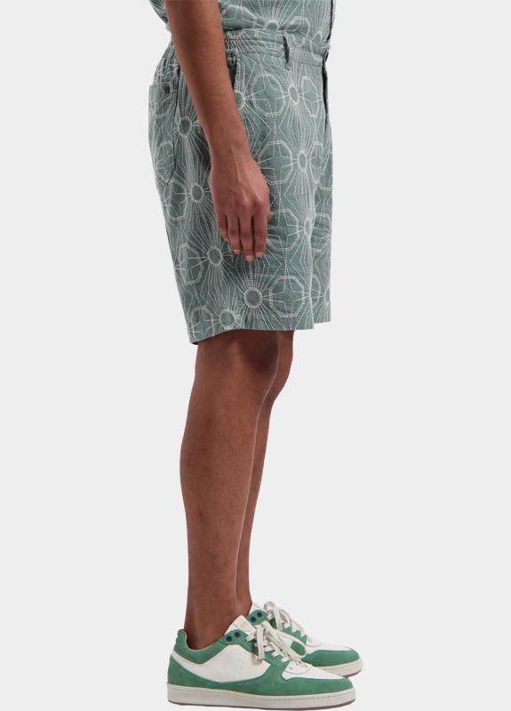 Dstrezzed Korte Broek heren Groen DS_Logan Crochet Short 515501/617