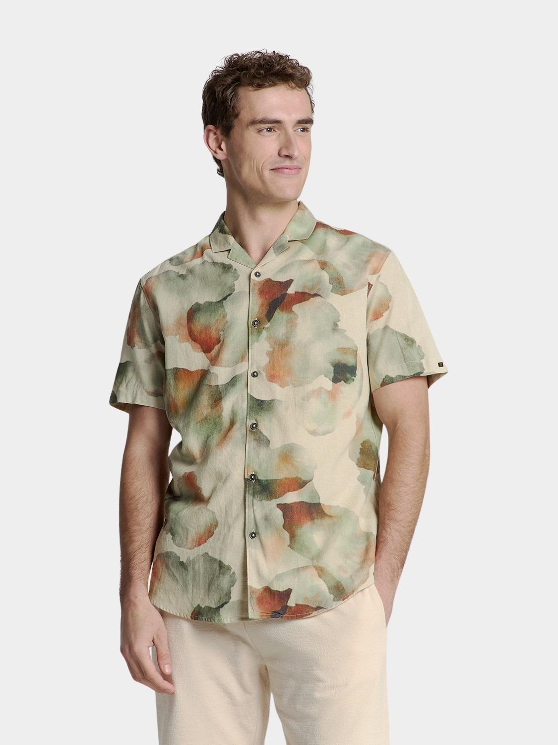 No Excess Casual hemd korte mouw Groen  27440345/058