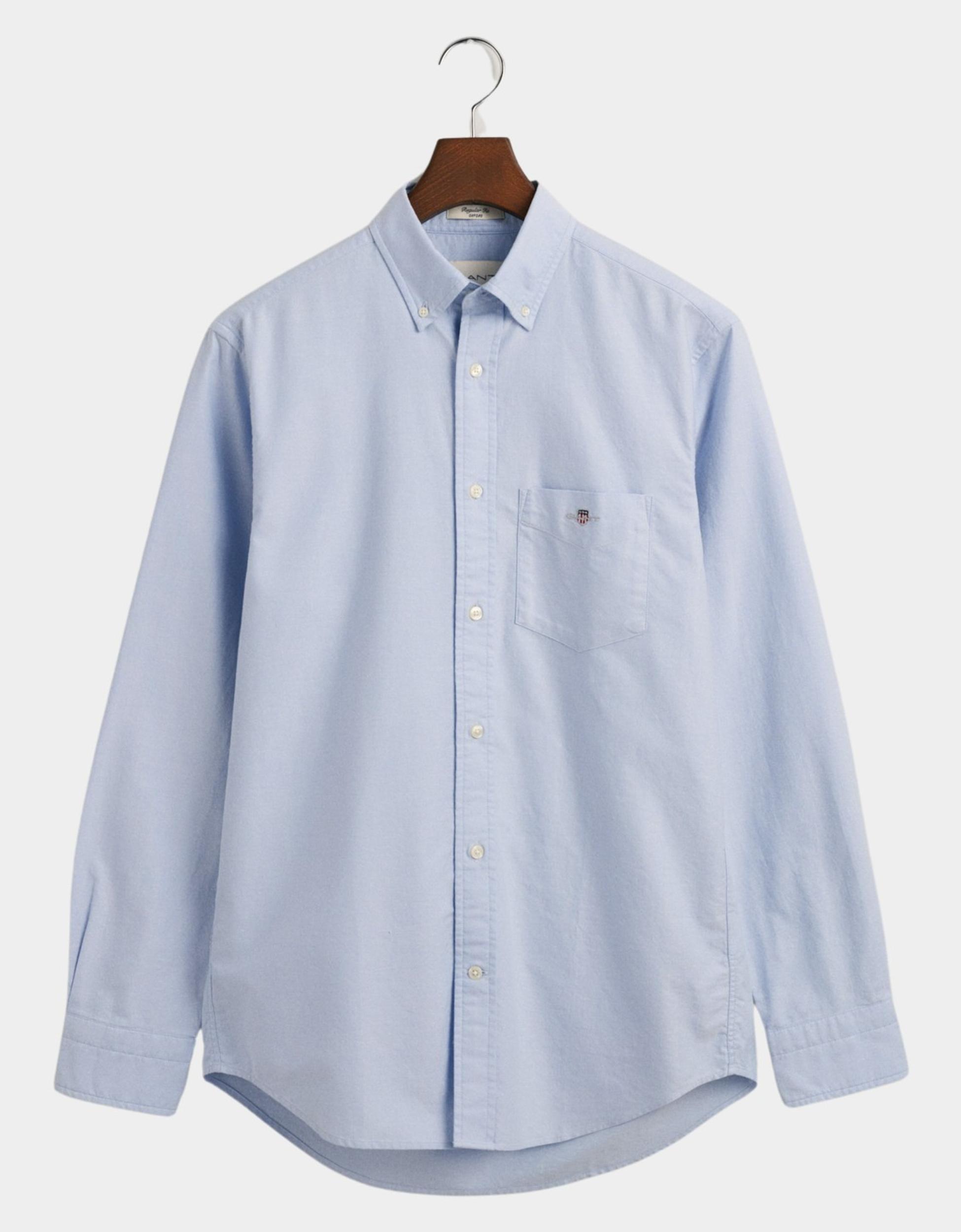 Gant Casual hemd lange mouw Blauw Regular Fit Oxford 3000200/455