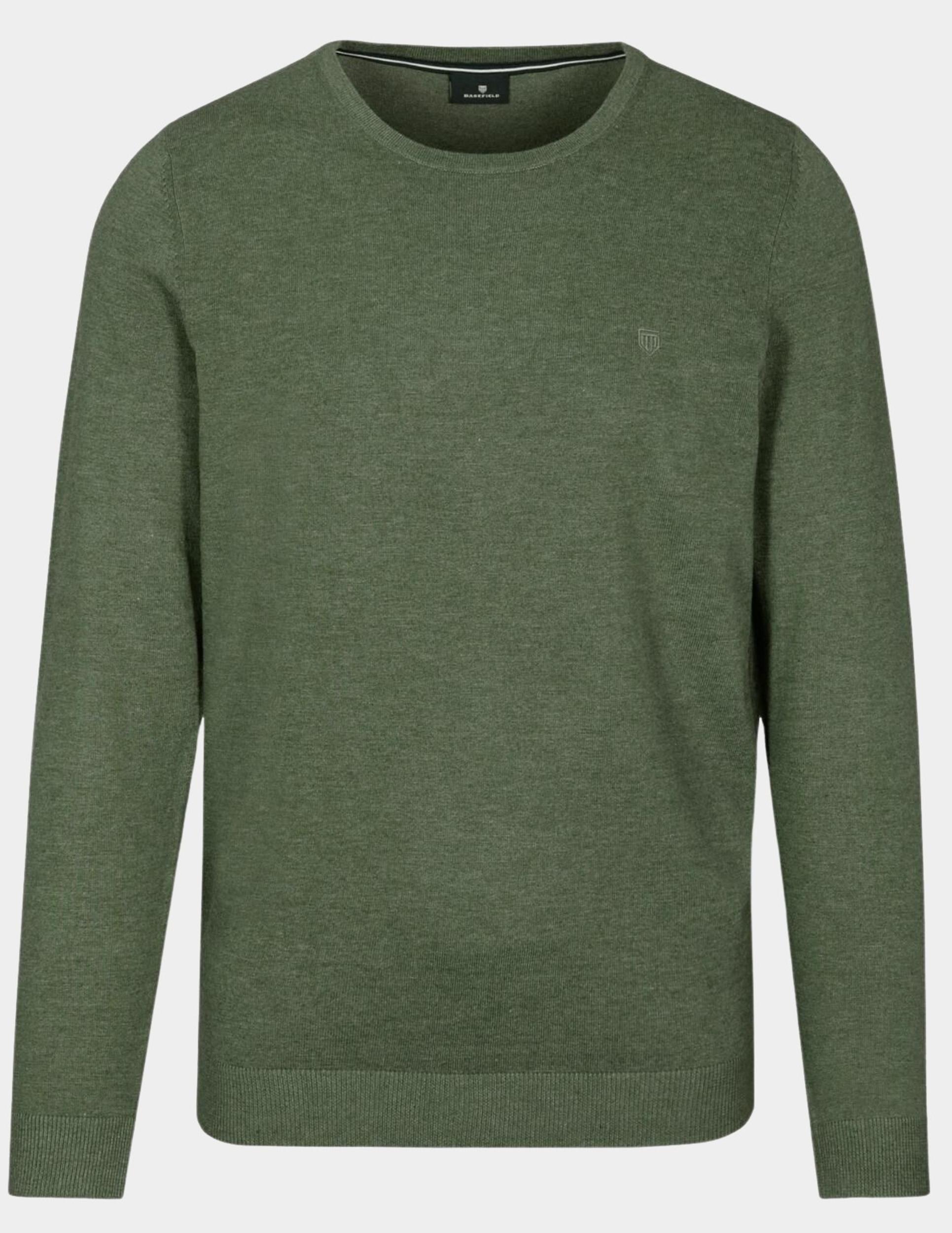 Basefield Pullover Groen Rundhals Pullover 219017911/506
