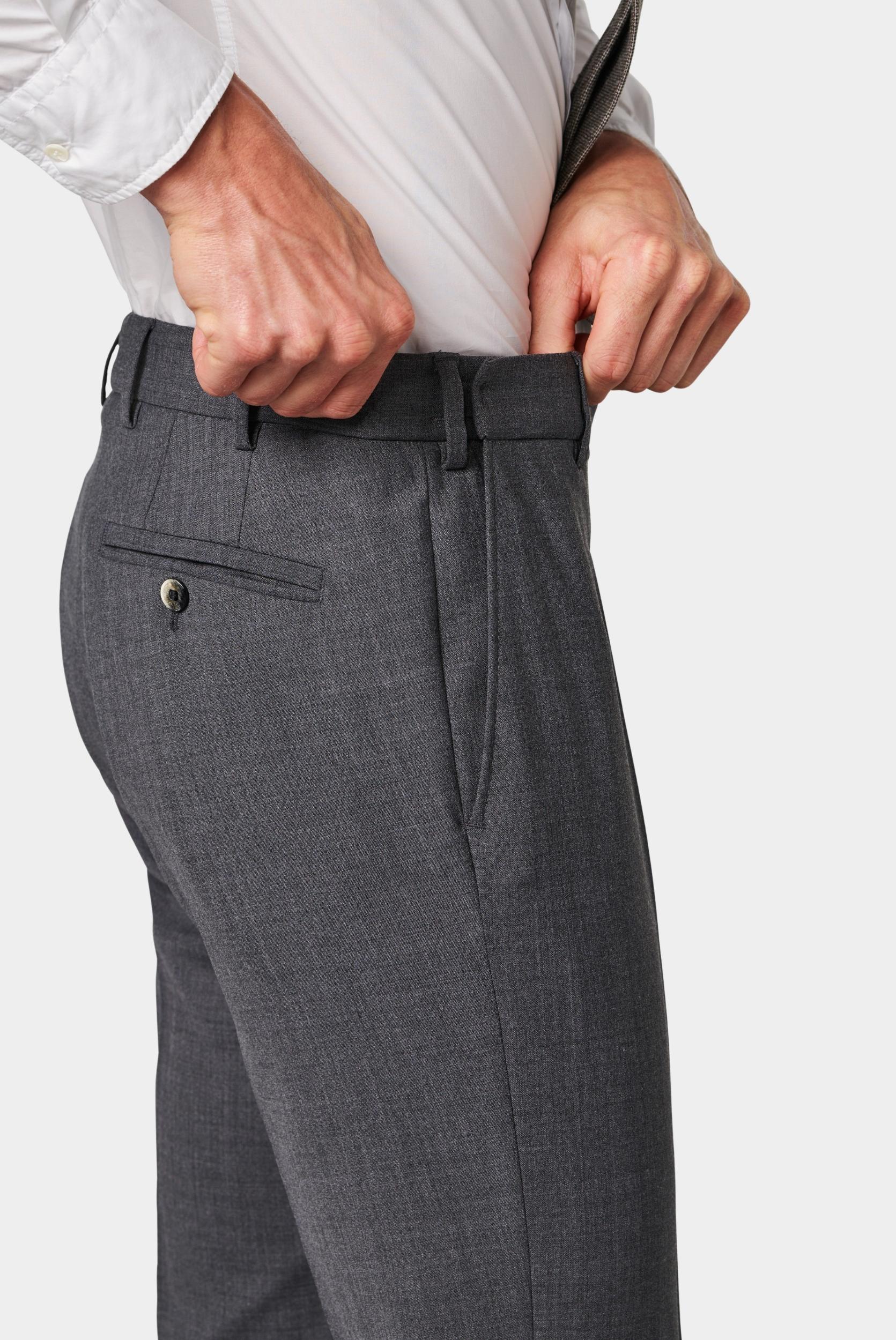 Meyer Wollen Pantalon Grijs Oslo Art.9-344 2230934400/07