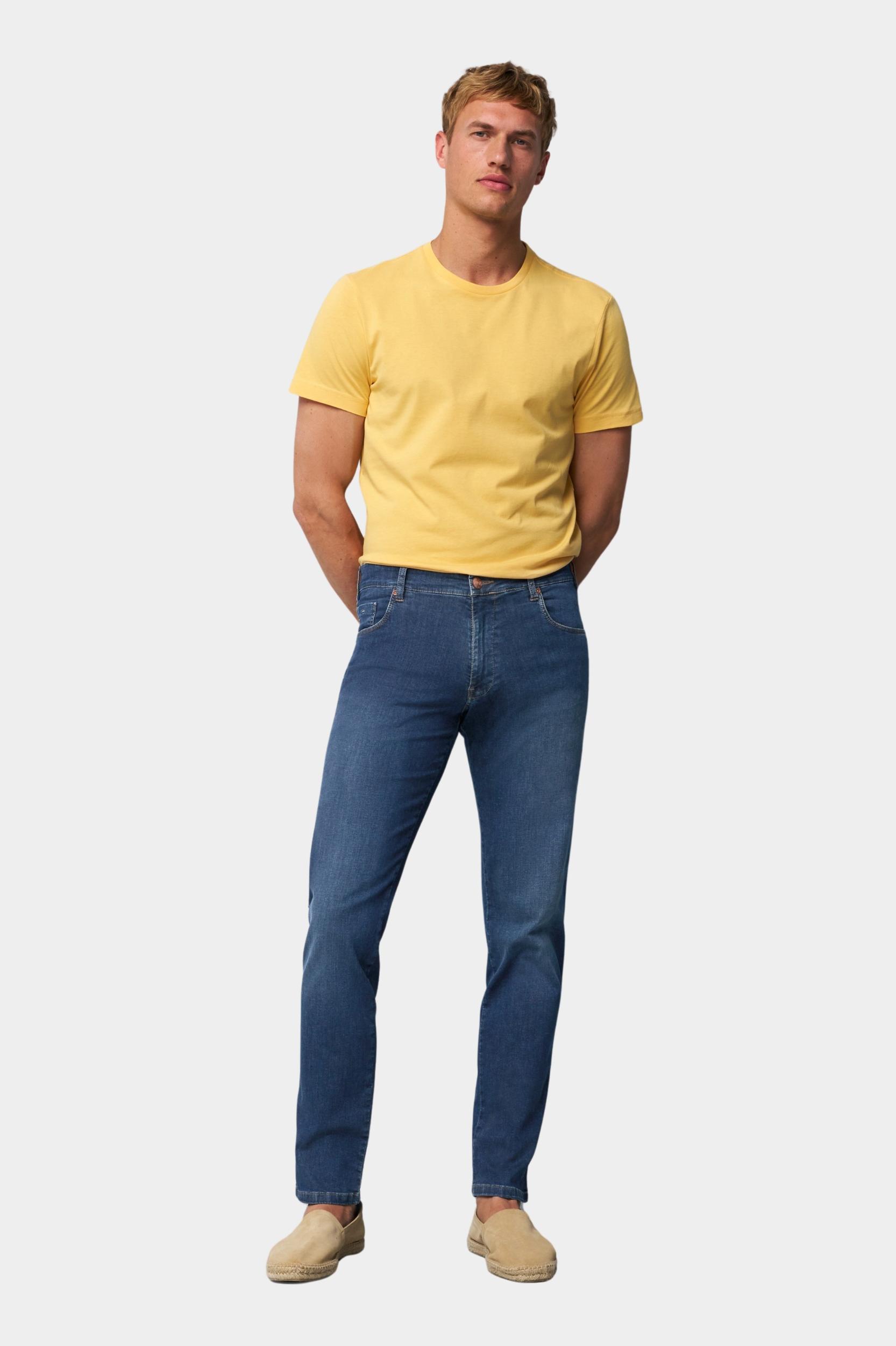 Meyer Flatfront Jeans Blauw SLIM Art.1-6276 3611627600/17