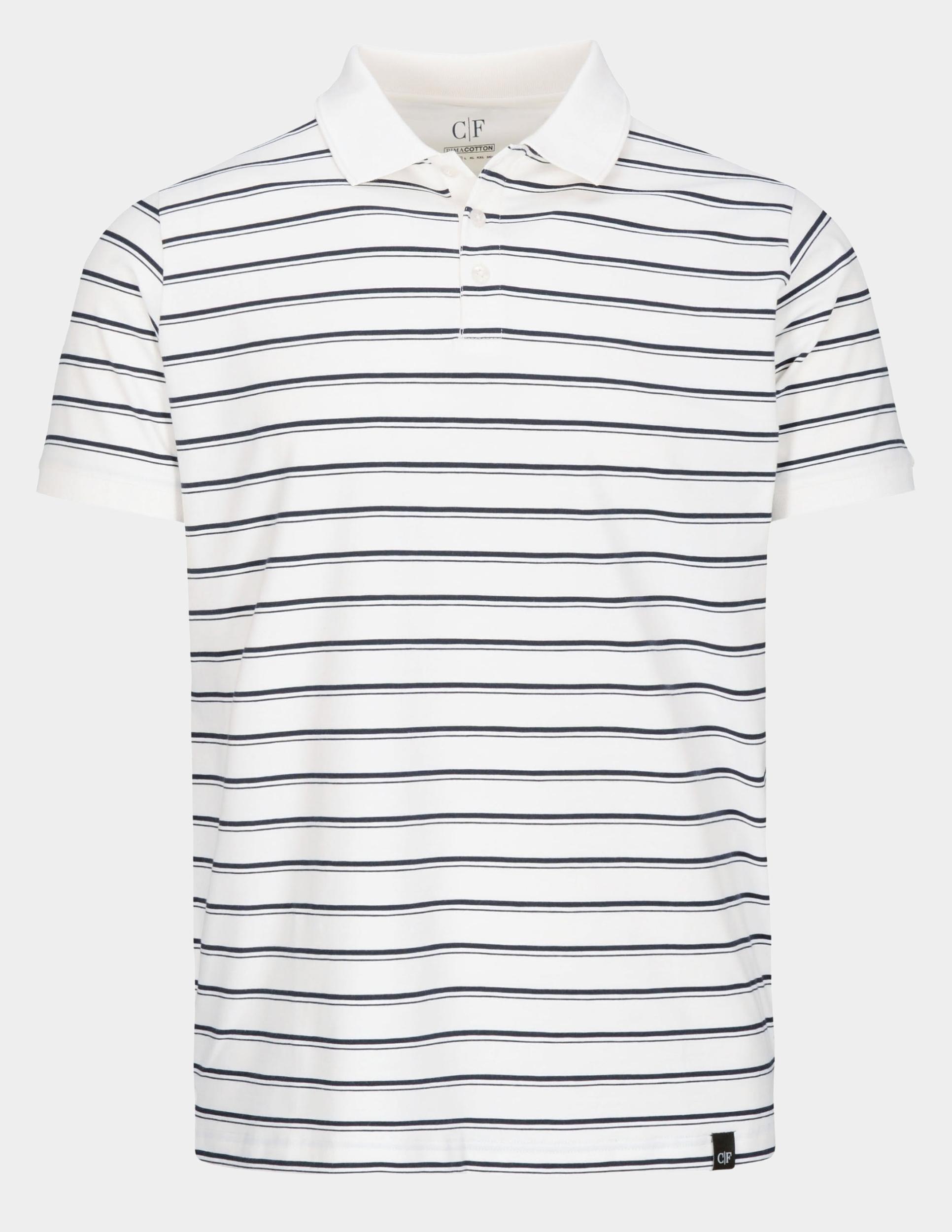 Commander Polo korte mouw Wit 3-Knopf Poloshirt 1/2Arm 213011986/103