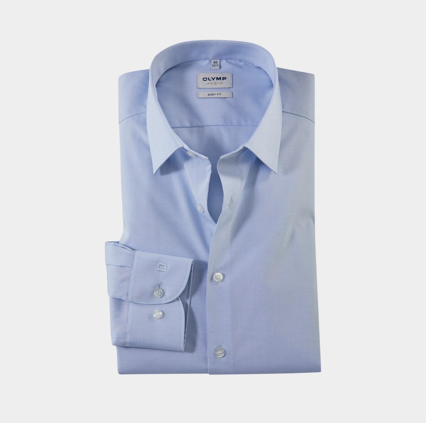Olymp Business hemd lange mouw Blauw Level Five 208064/10