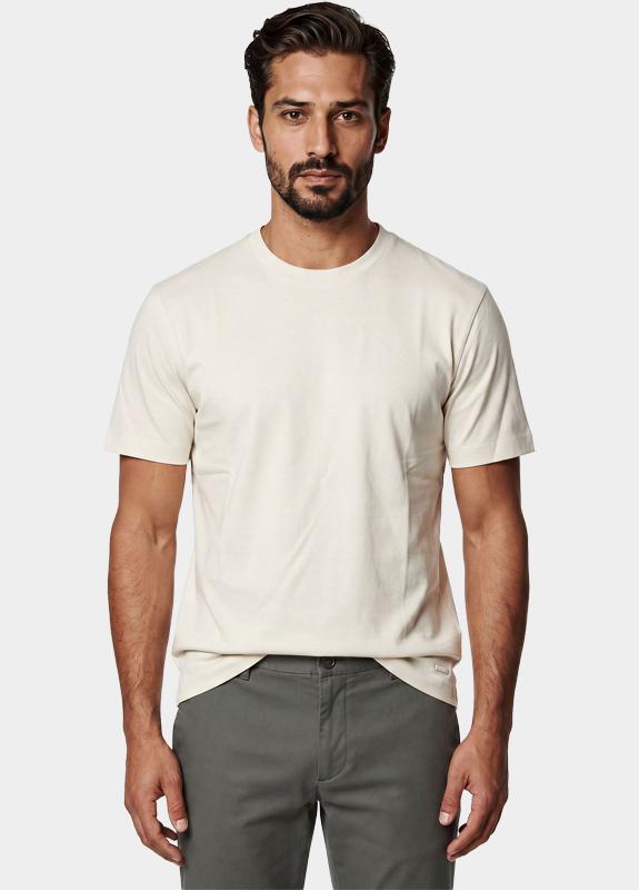 Born With Appetite T-shirt heren Wit Salerno T-shirt BWA26118SA19/2502