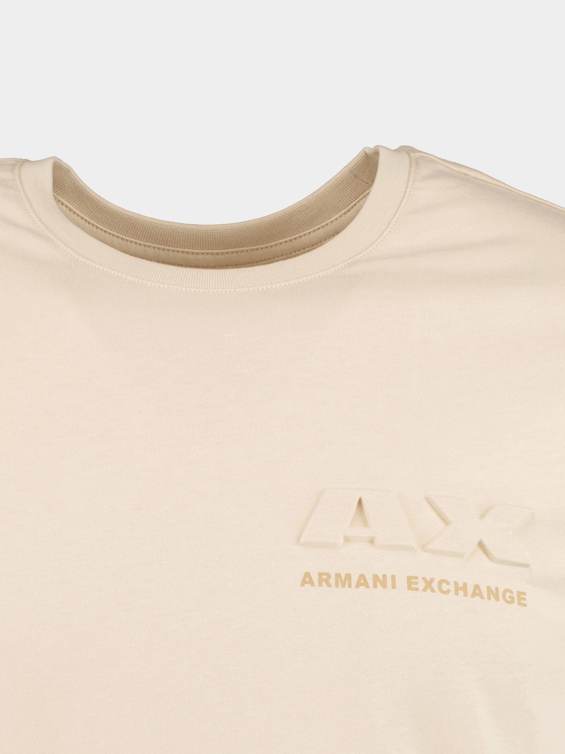 Armani Exchange T-shirt korte mouw Beige  3DZTAG.ZJ9TZ/1792