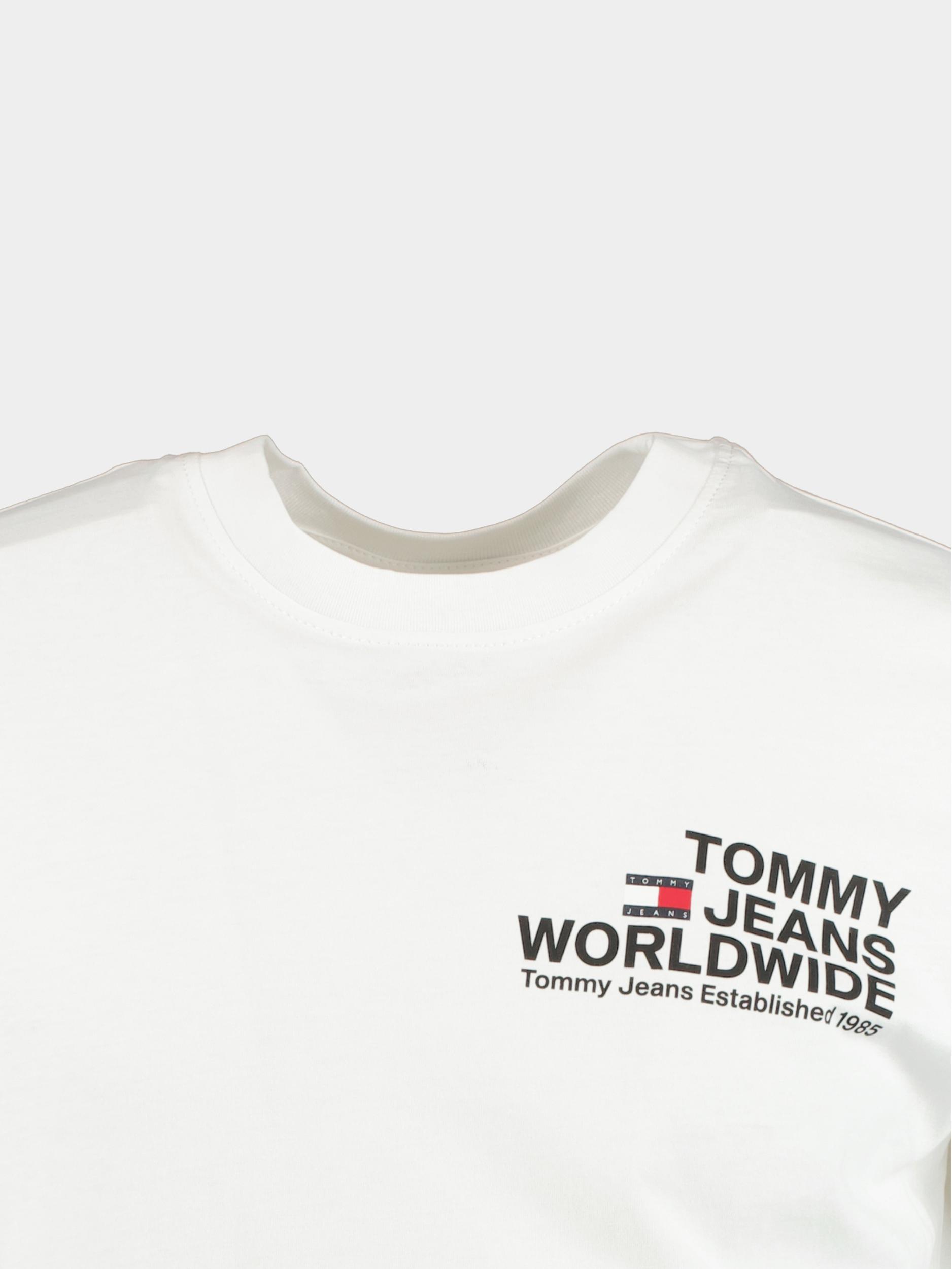 Tommy Jeans T-shirt korte mouw Wit TJM TJ Reg Entry WW Concert Te DM0DM17711/YBR