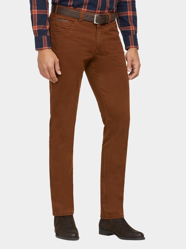 Meyer Katoenen Broek Bruin Broek DUBLIN Katoen Cognac 1272557200/47