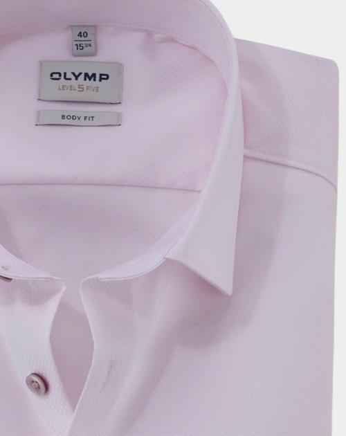 Olymp Business hemd lange mouw Roze Level Five 201674/30