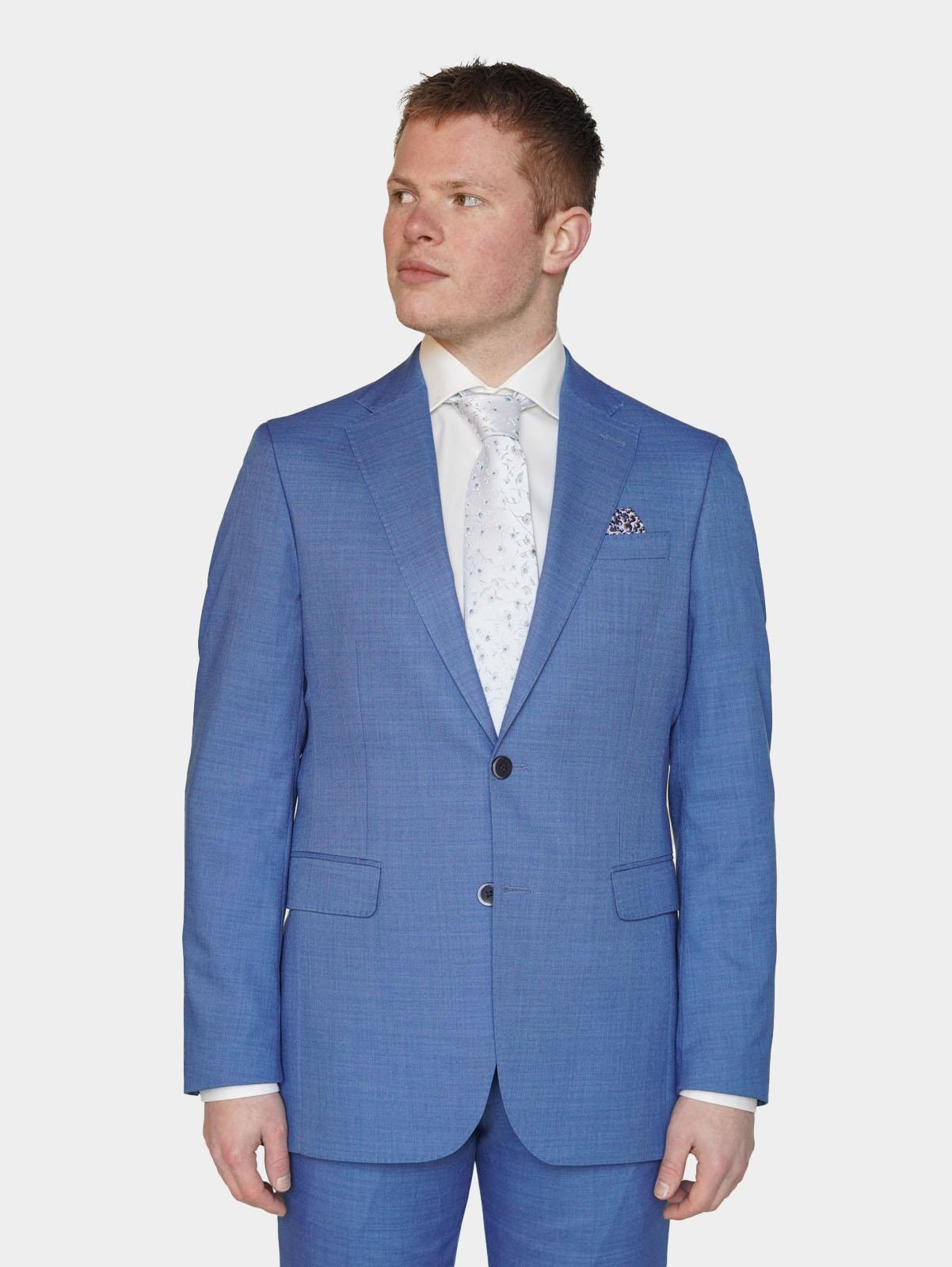 Bos Kostuum Blauw Fresco Modern Fit BS20/02818
