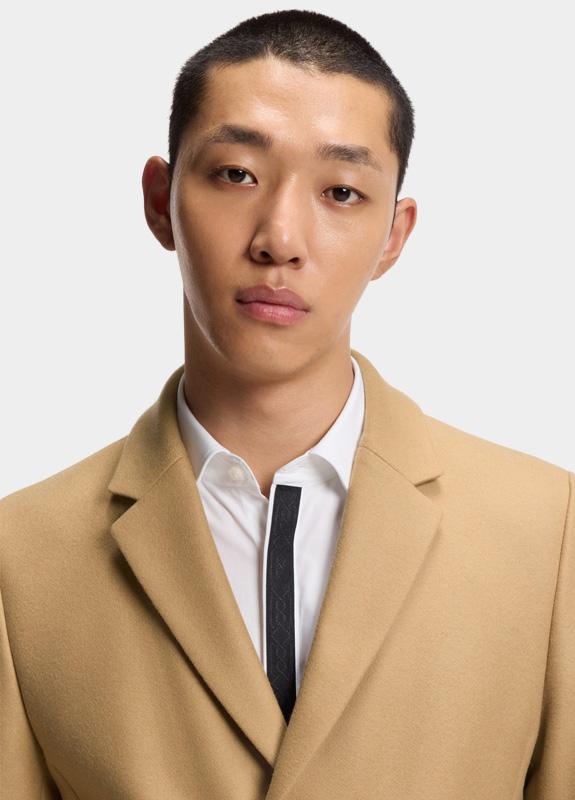 HUGO Red Wollen Jas Beige Migor2541 10266240 01 50546528/266