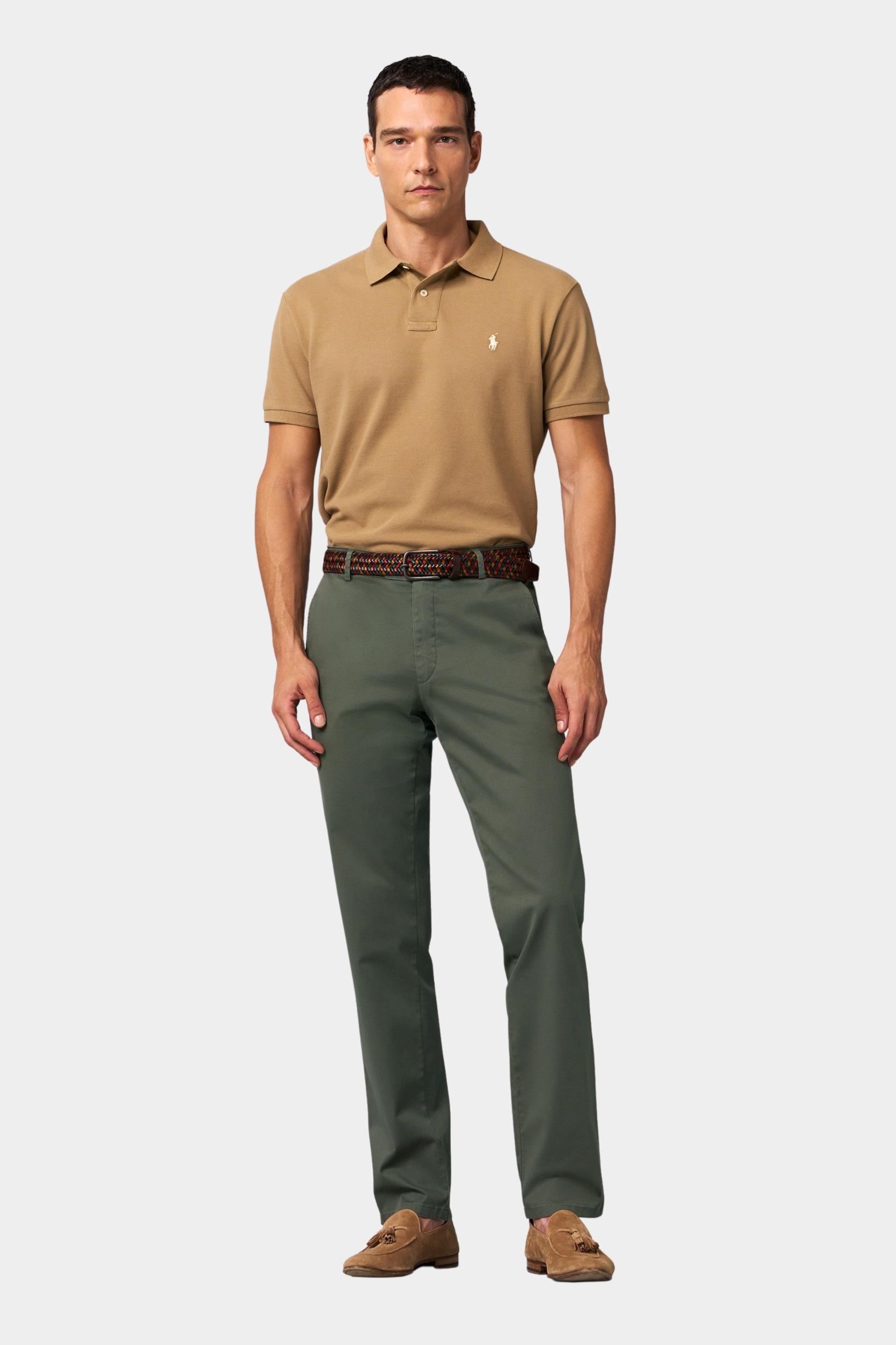 Meyer Katoenen Broek Groen BONN Art.1-5055 1021505500/26
