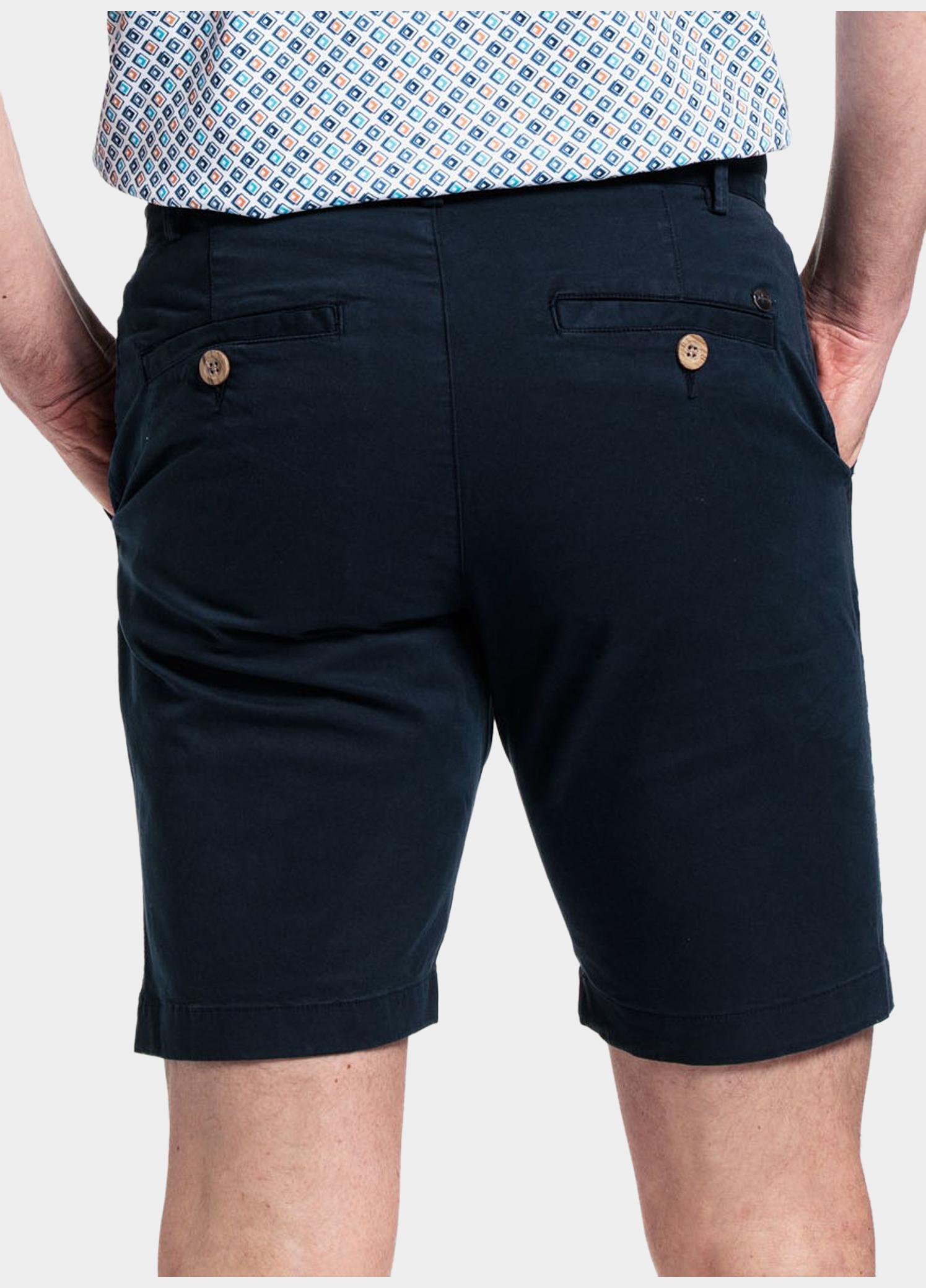 Giordano Korte Broek heren Blauw Stockholm Short Garment Dyed 411115/60