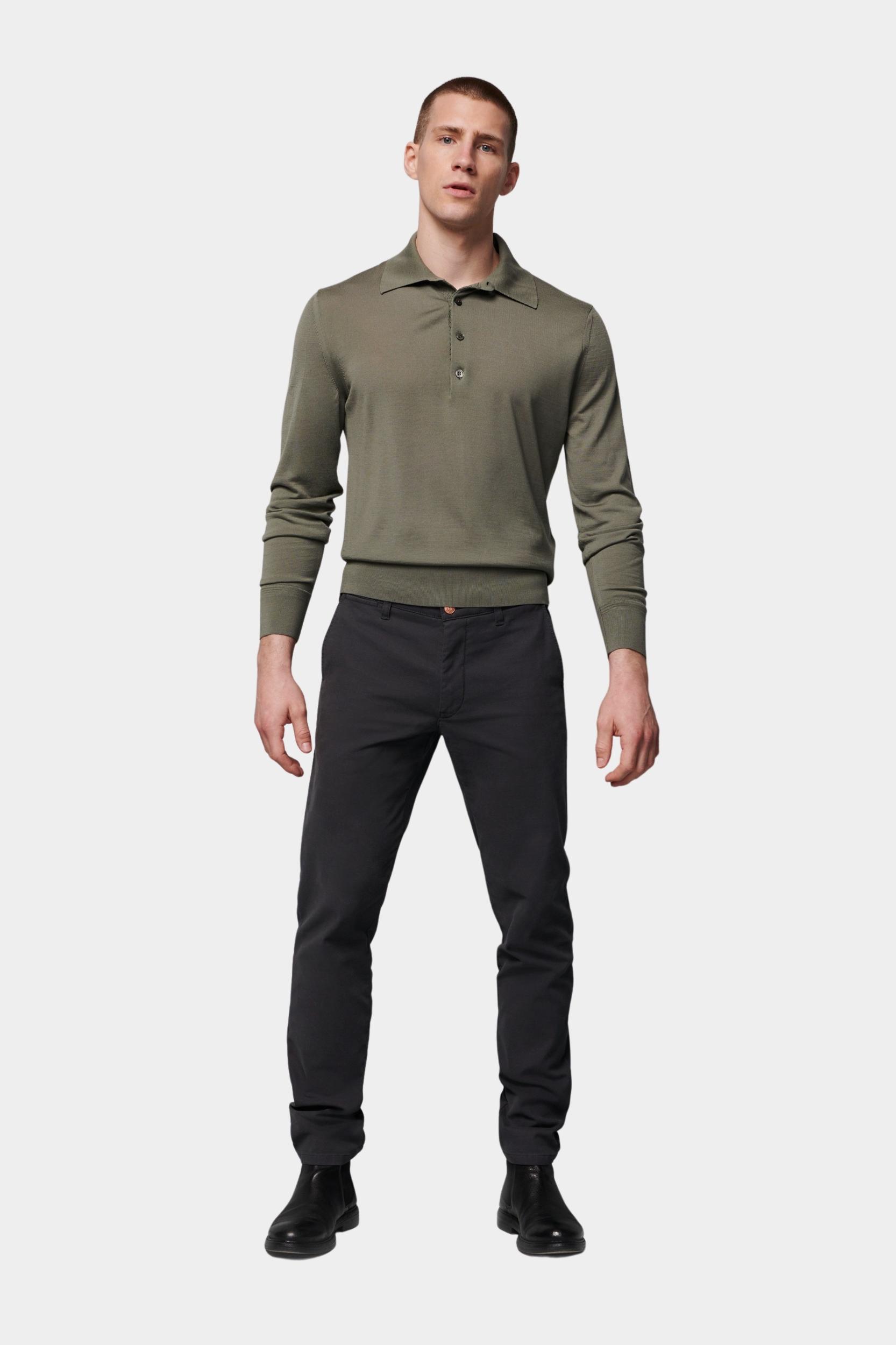 Meyer Katoenen Broek Grijs CHINO Art.2-6171 3642617100/08