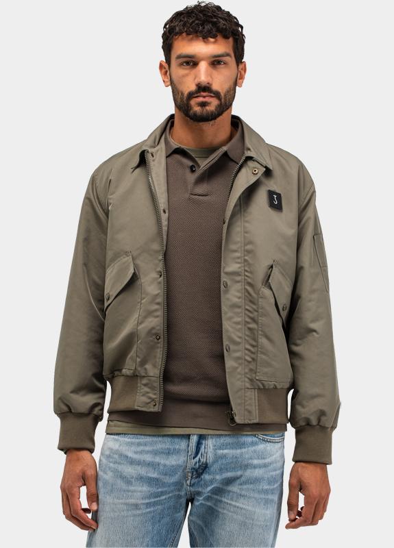 Butcher of Blue Zomerjas heren Grijs Carlos Flight Bomber M2617051/708