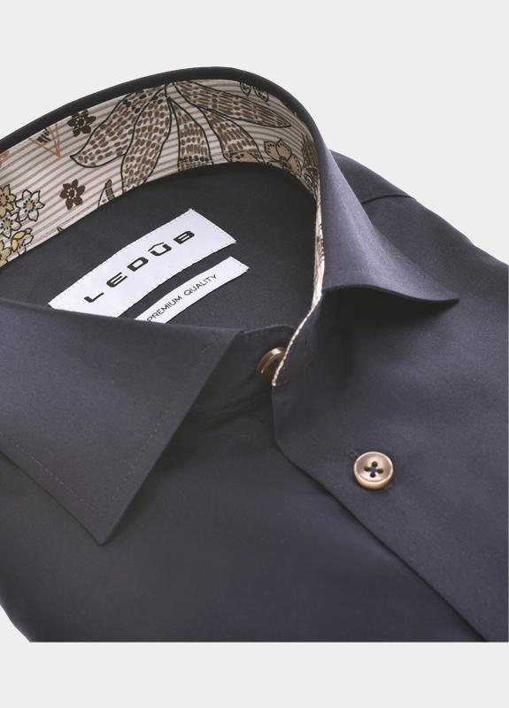 Ledub Business hemd lange mouw Blauw  0143260/196-630-000