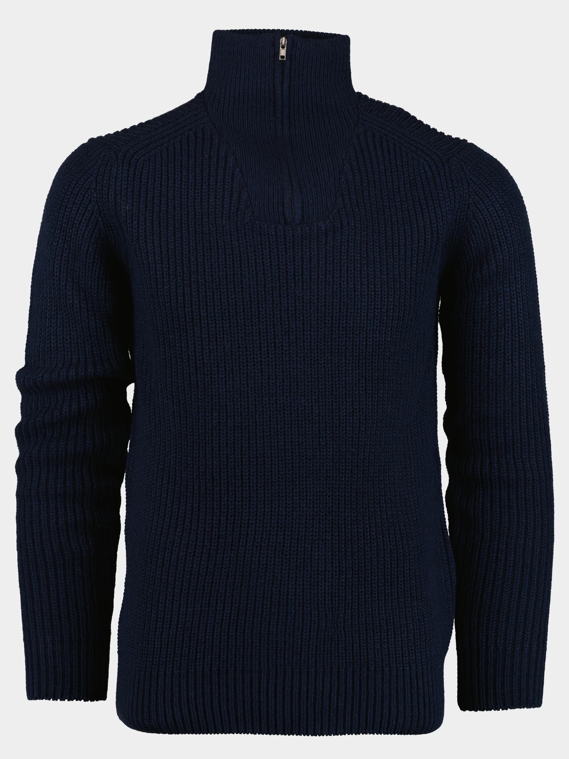 Bos Bright Blue Pullover Blauw Lupetto Zip 8384223/193H