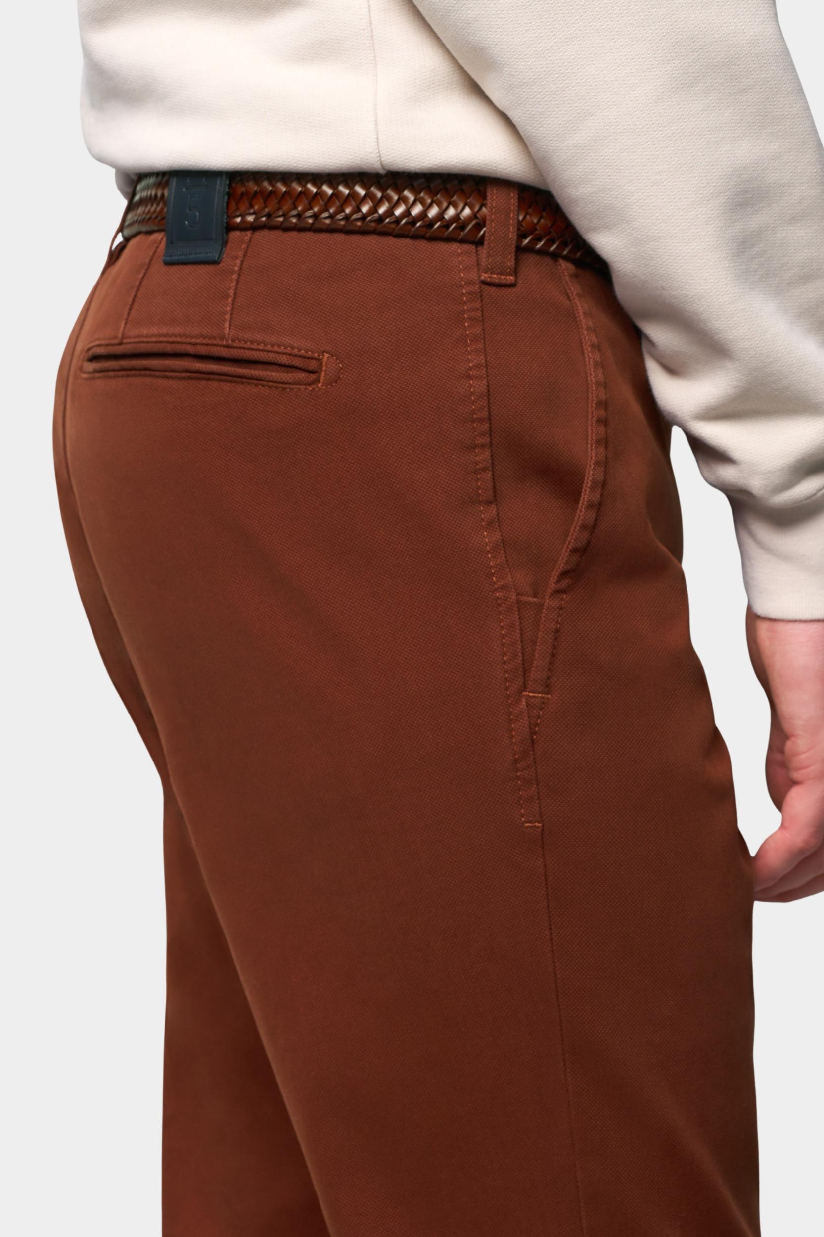 Meyer Katoenen Broek Bruin CHINO Art.2-6187 3642618700/48