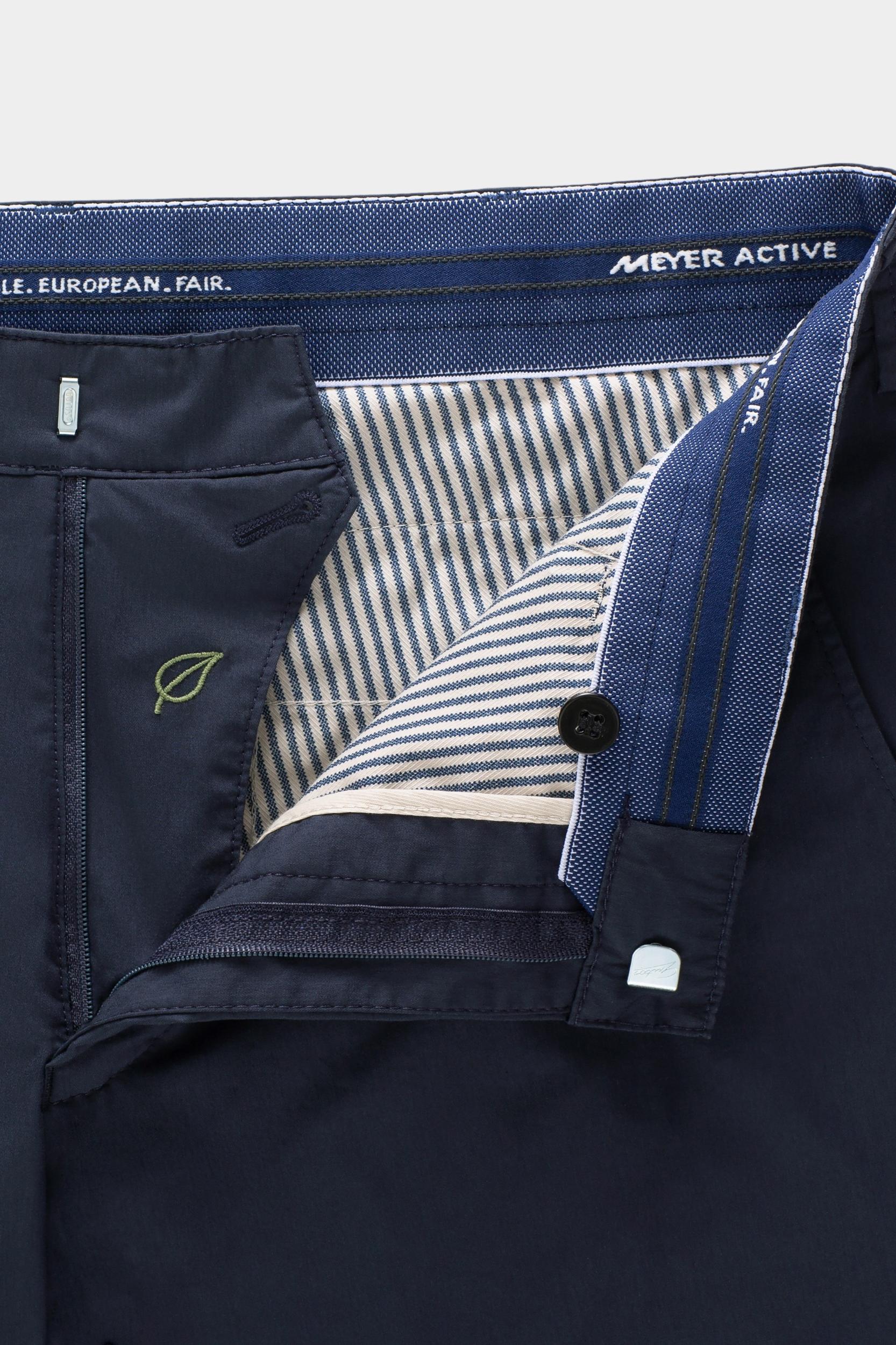 Meyer Katoenen Broek Blauw BONN Art.1-8120 1021812000/18