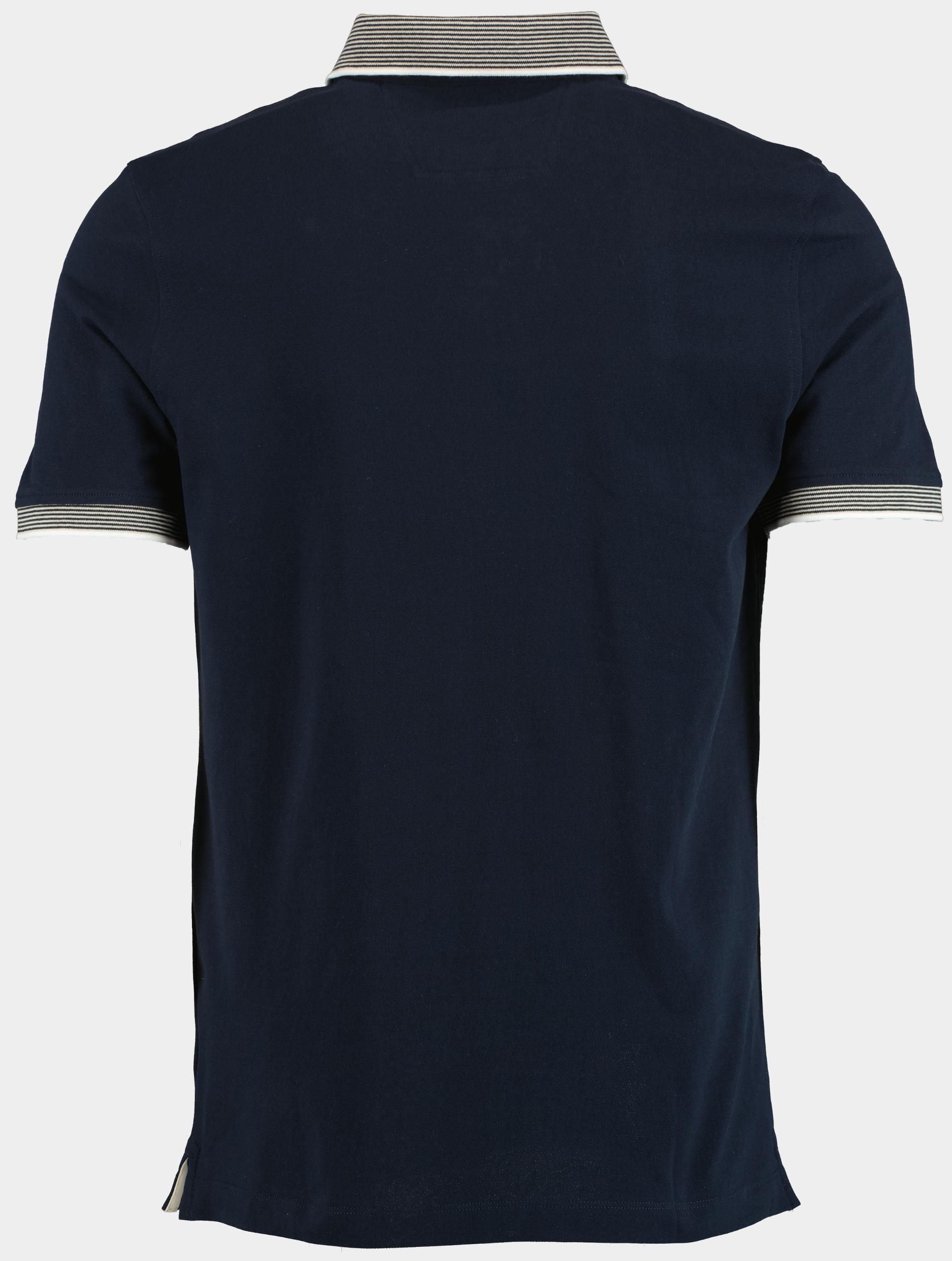 Baileys Polo korte mouw Blauw Poloshirt Solid Pique 515236/60