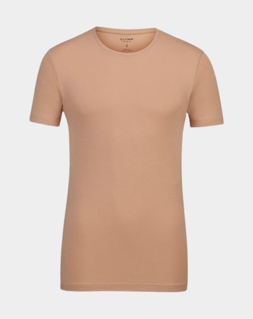 Olymp T-shirt korte mouw Bruin 0803/12 T-Shirt 080312/24