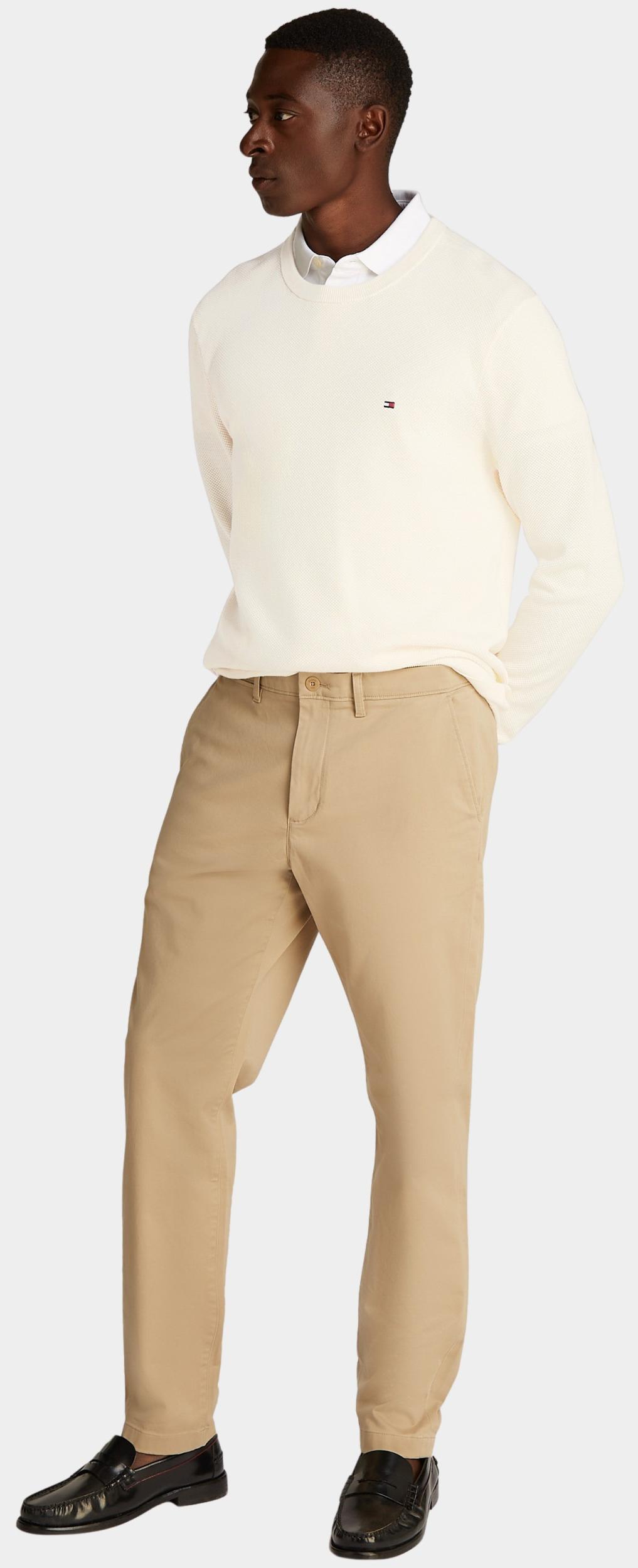 Tommy Hilfiger Pullover Geel Essential Structure Crew Neck MW0MW36347/Z00